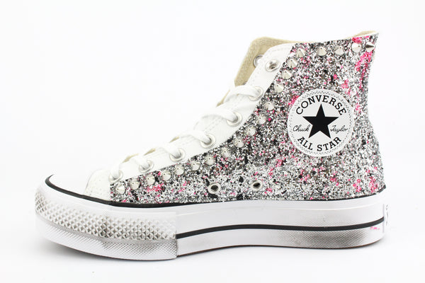 Converse all hotsell star argento