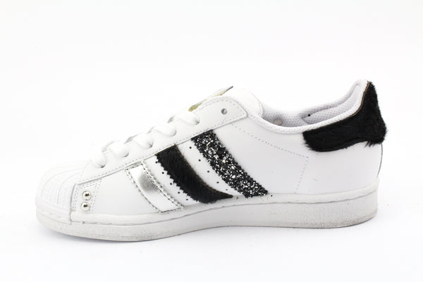 Superstar adidas store nere brillantinate