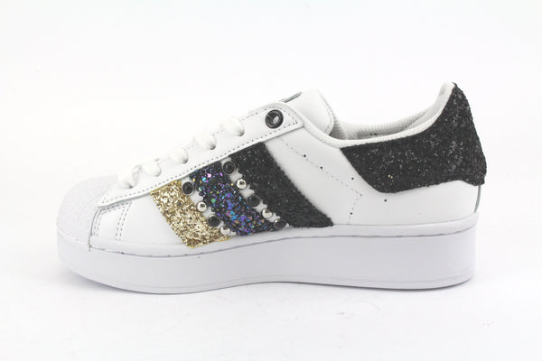 Adidas superstar con on sale brillantini