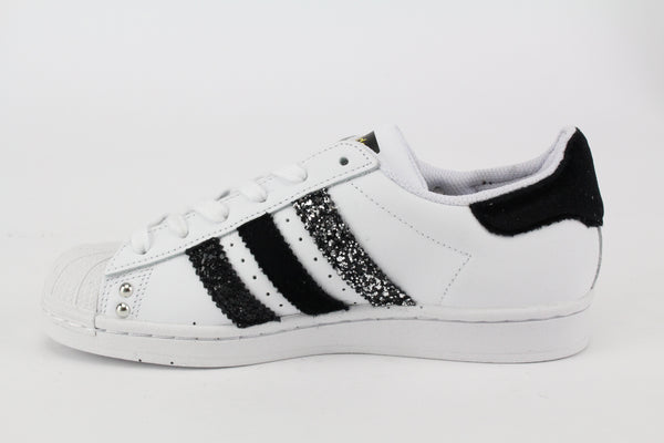 Adidas Superstar Velvet Glitter Black Strass