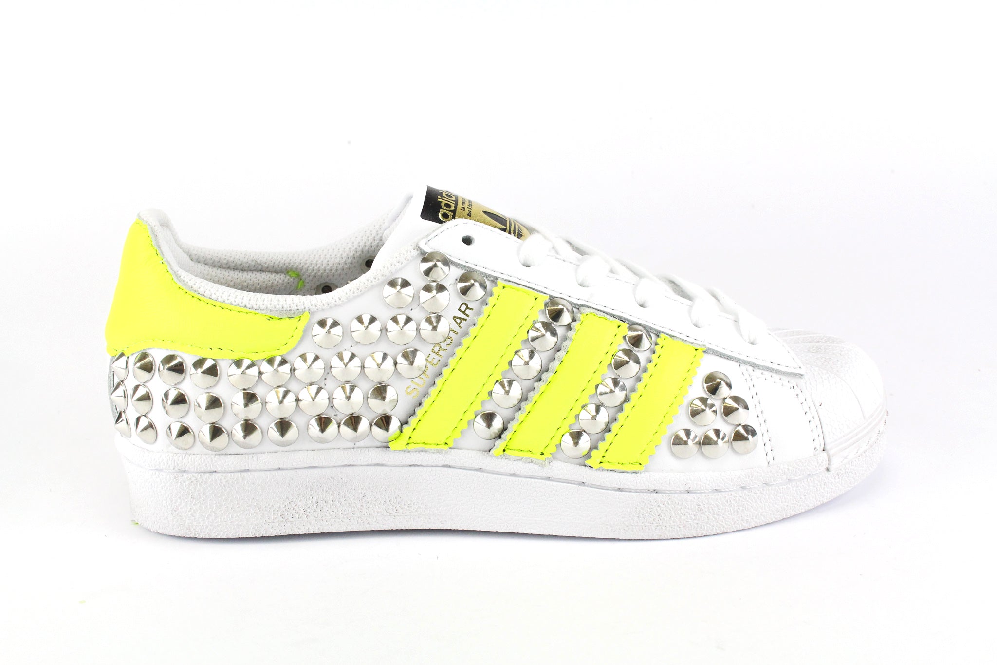 Adidas Superstar Total Borchie Giallo Fluo