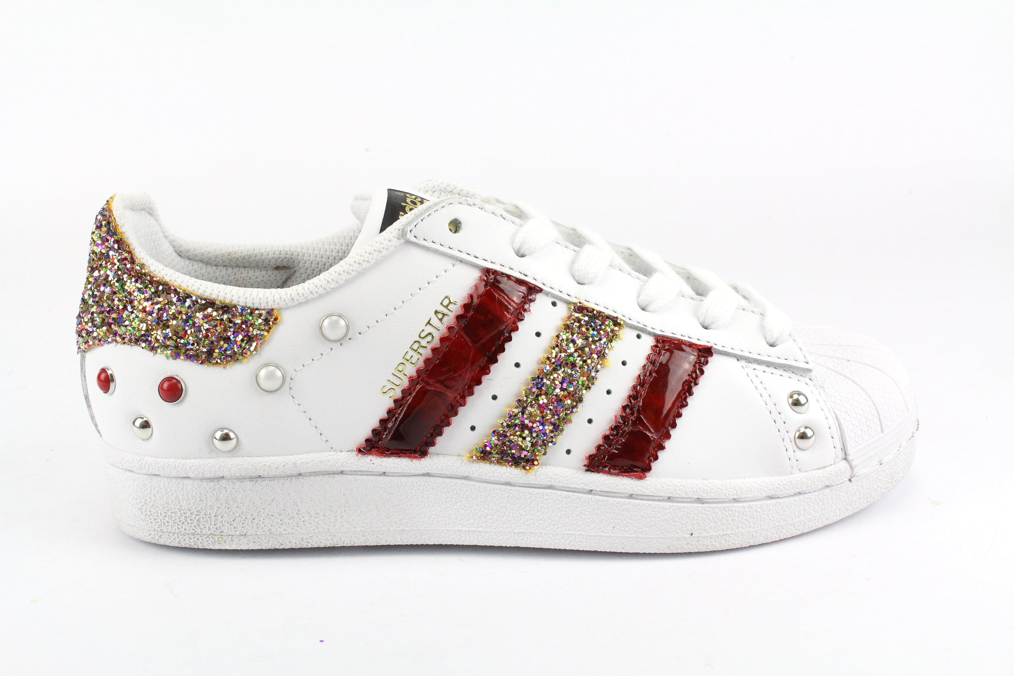 Superstar adidas rouge croco online