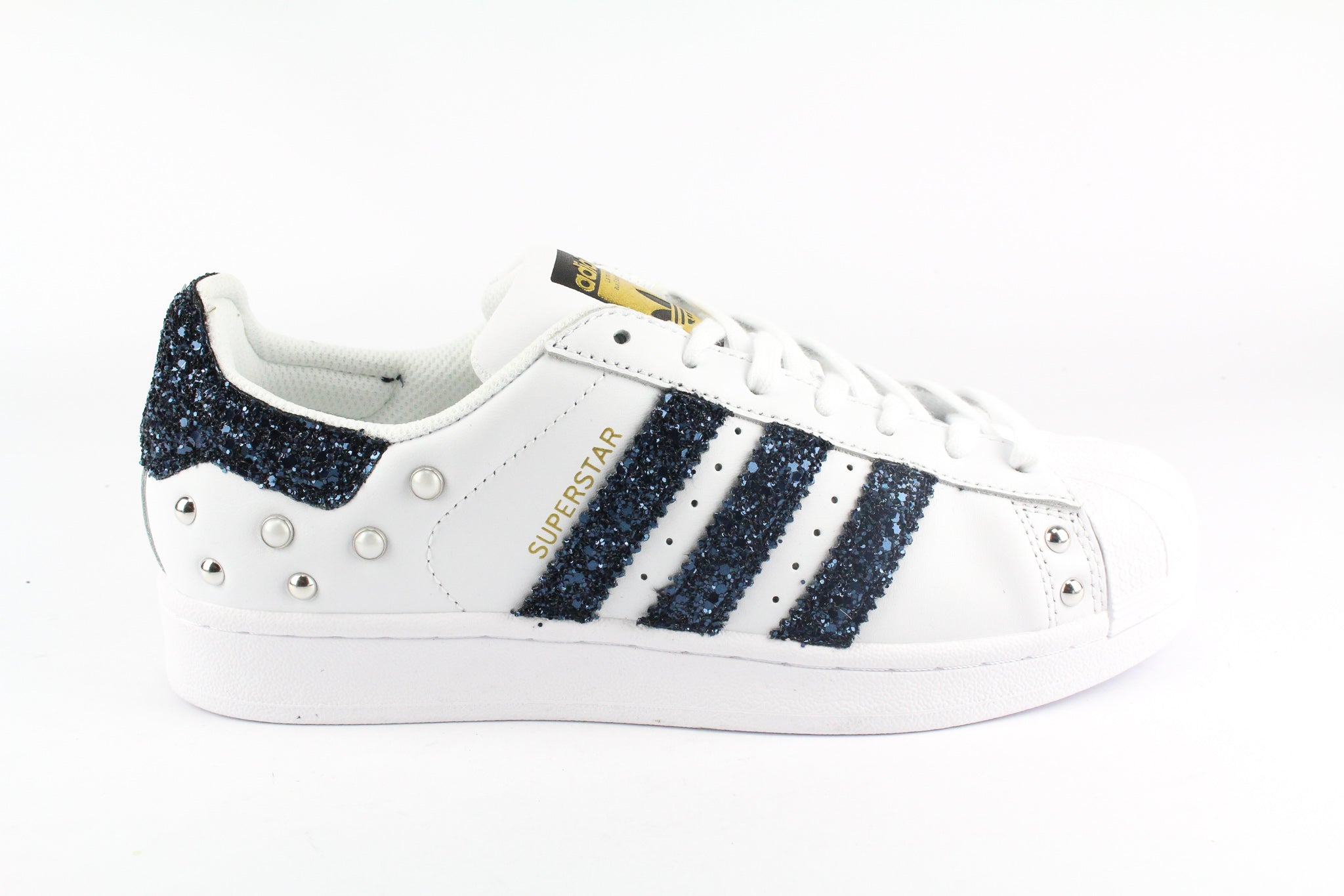 Adidas Superstar Navy Glitter Perle