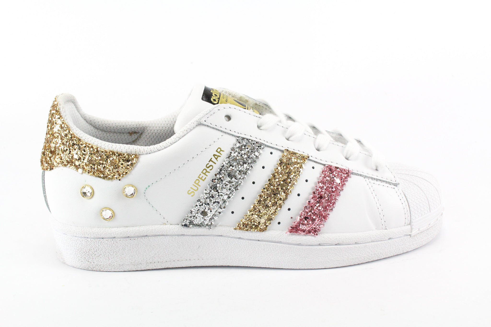 Adidas superstar glitter junior best sale