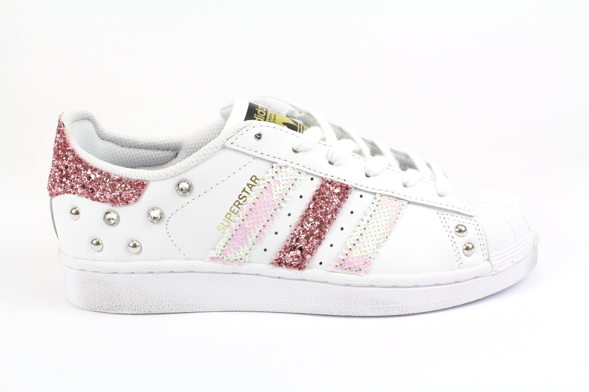 Adidas pink glitter online