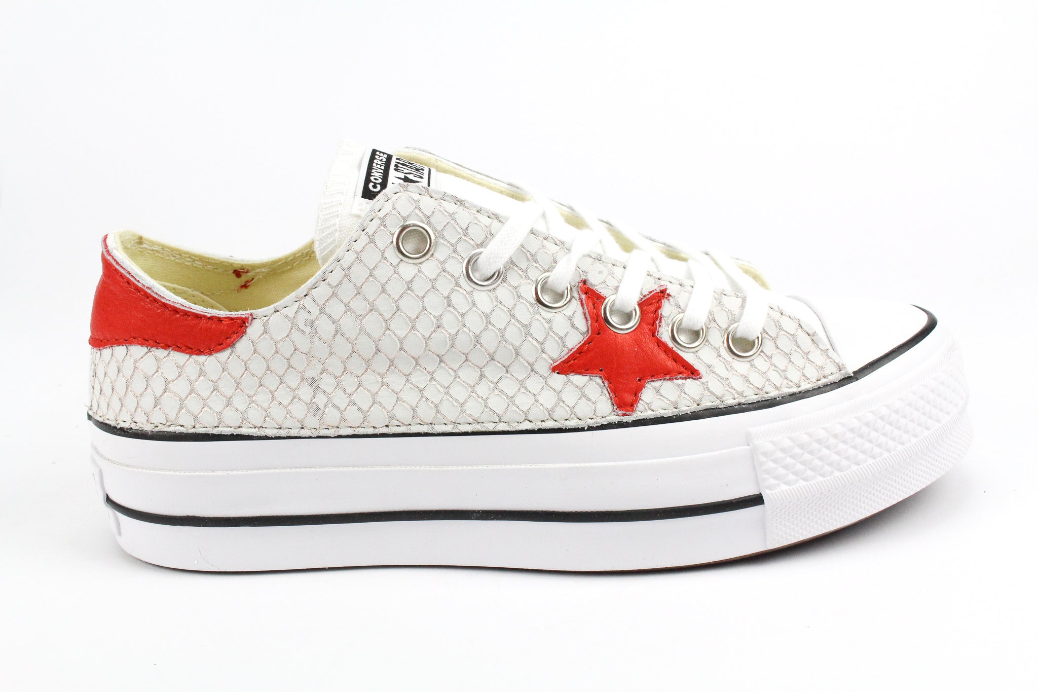 Converse pelle rossa hotsell