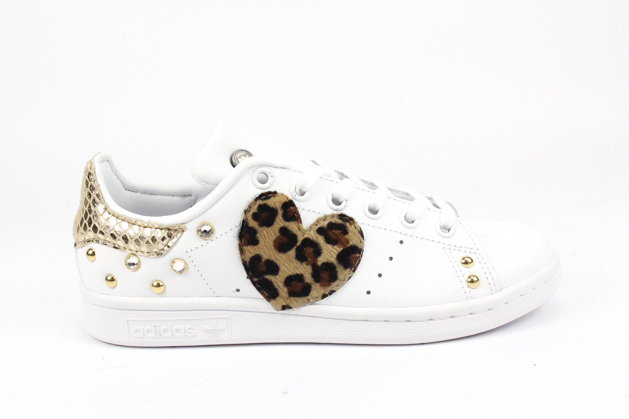 Adidas Stan Smith Cuore Maculate Pitone Gold