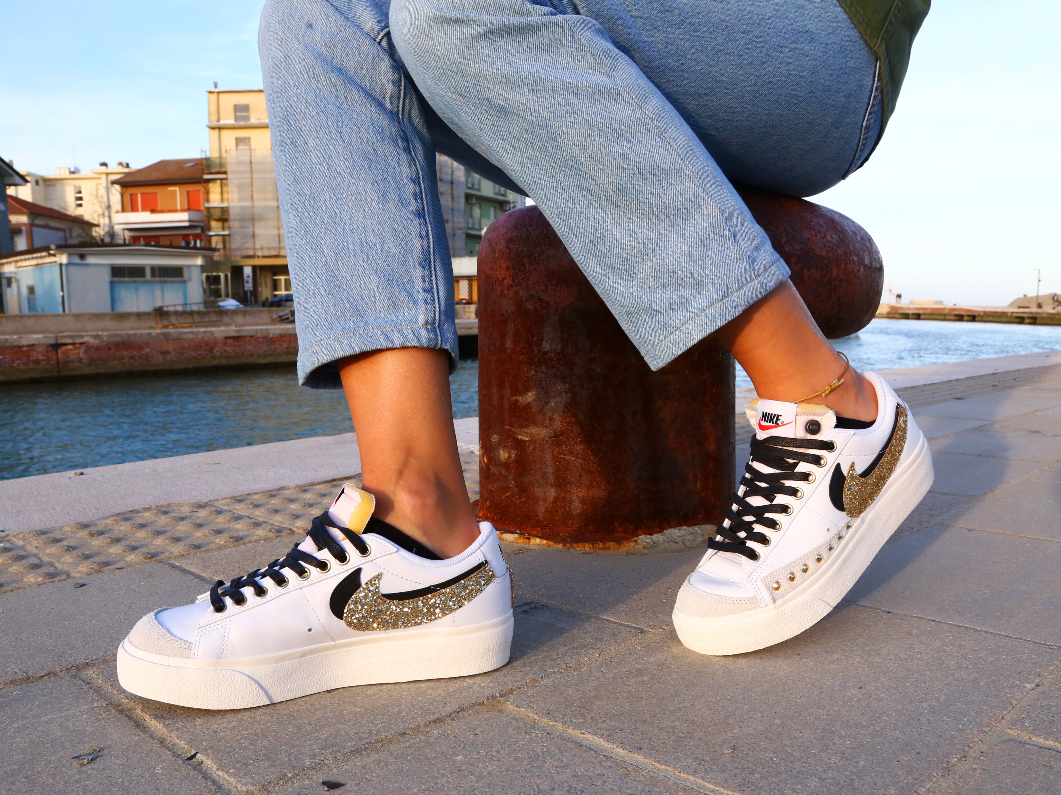 Nike blazer uomo oro online