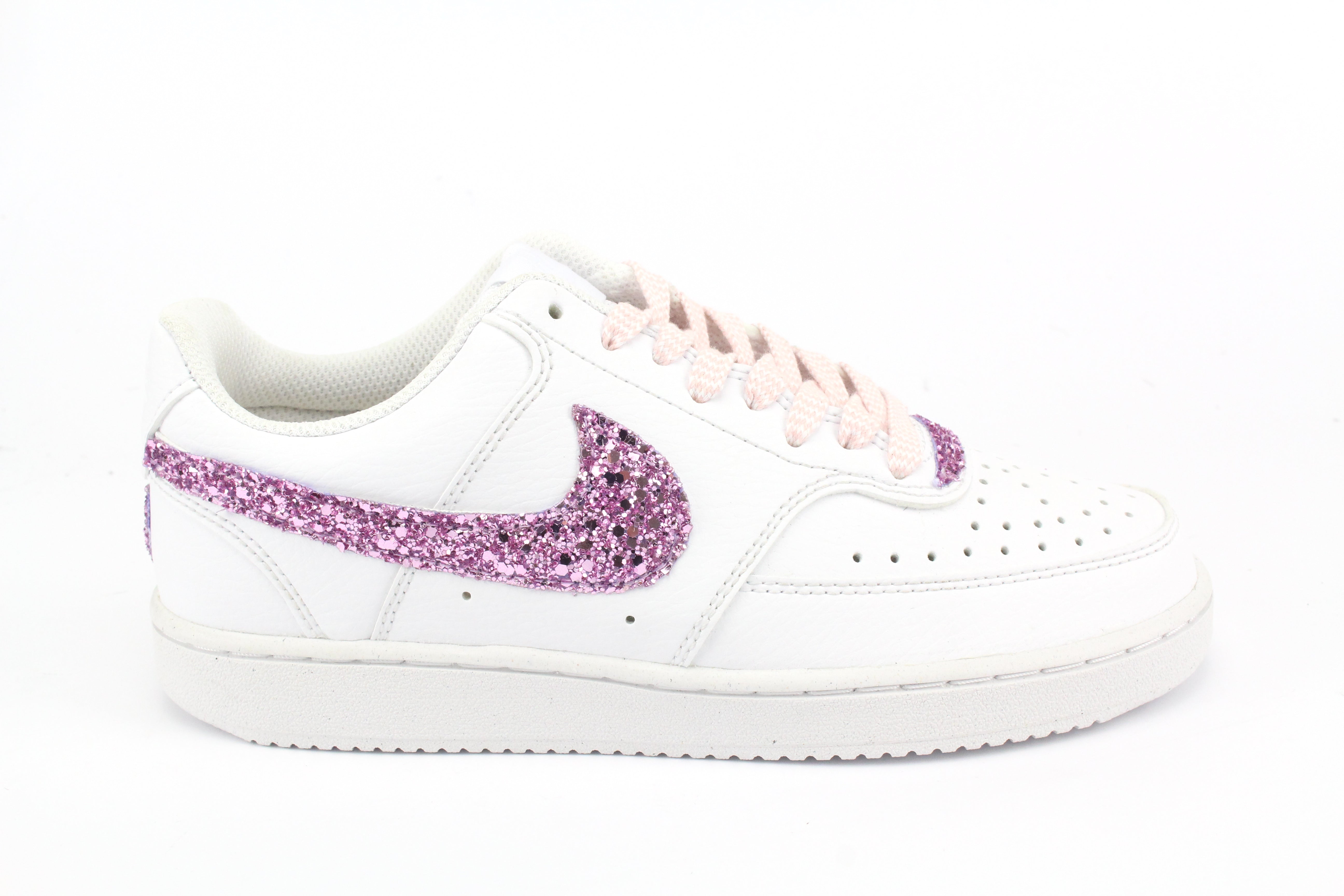 Air force 1 pink glitter online