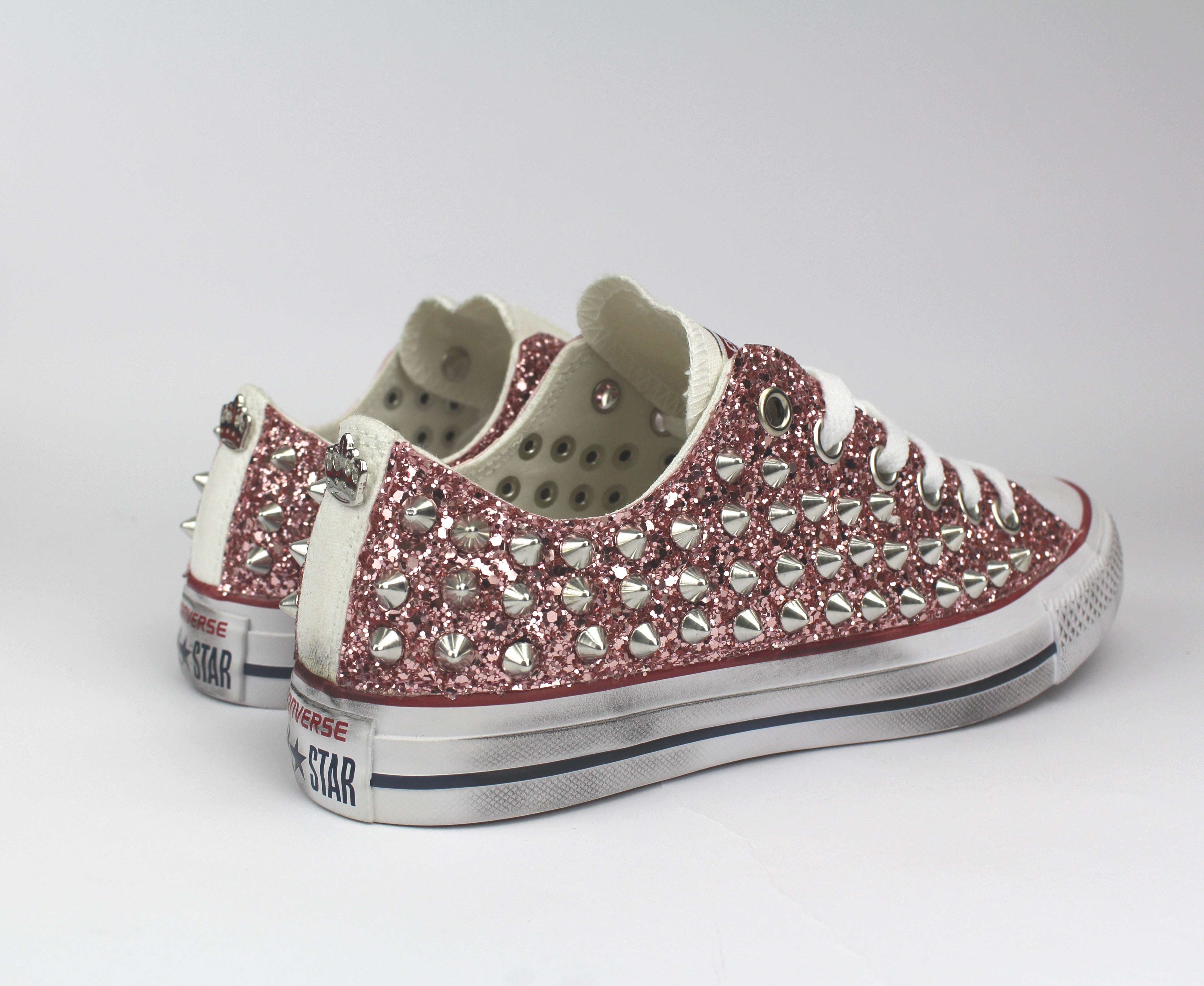 All star rosse borchie best sale