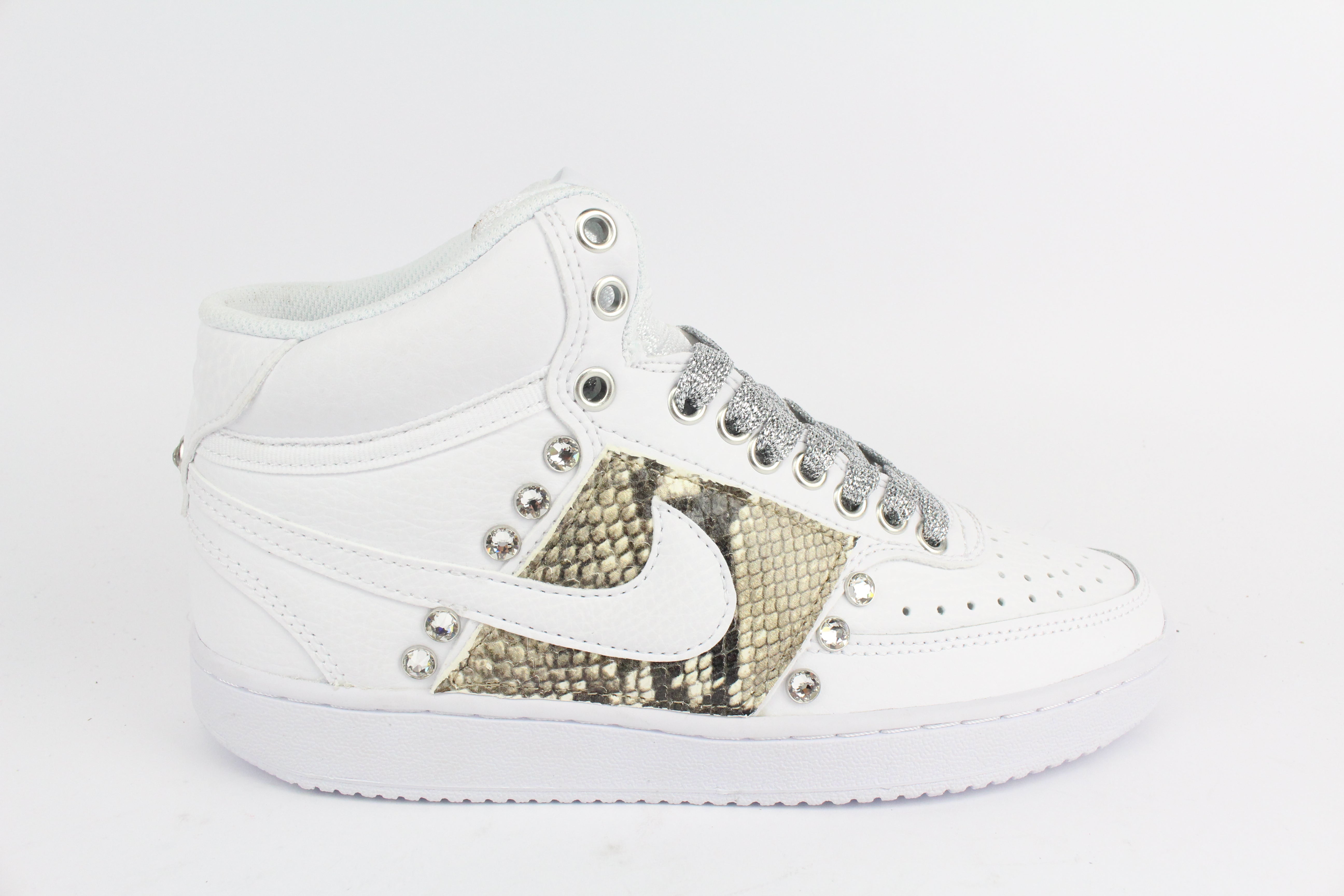 Nike Court Vision MID Pitone Roccia & Strass