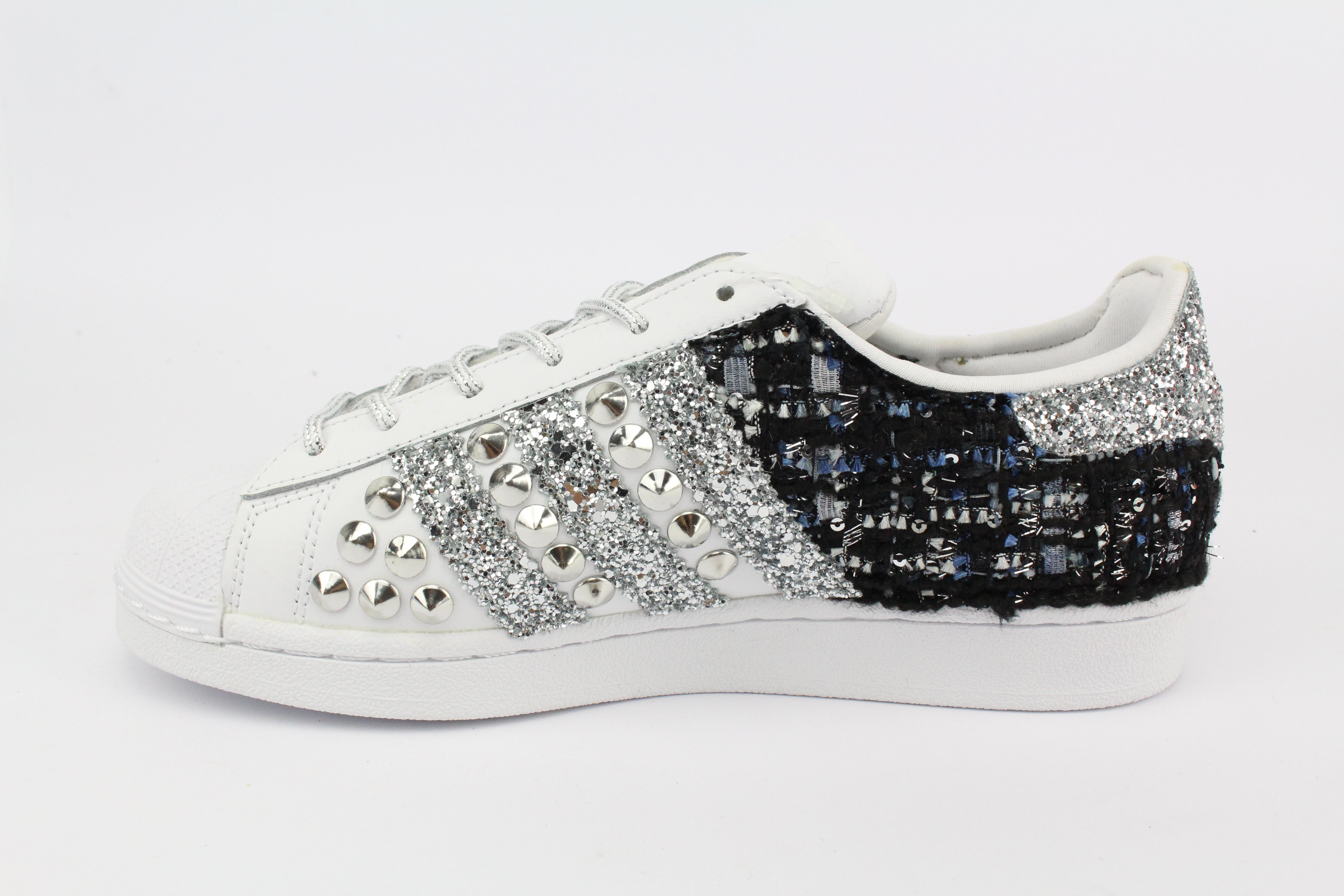 Adidas Superstar Bouclè Glitter & Borchie