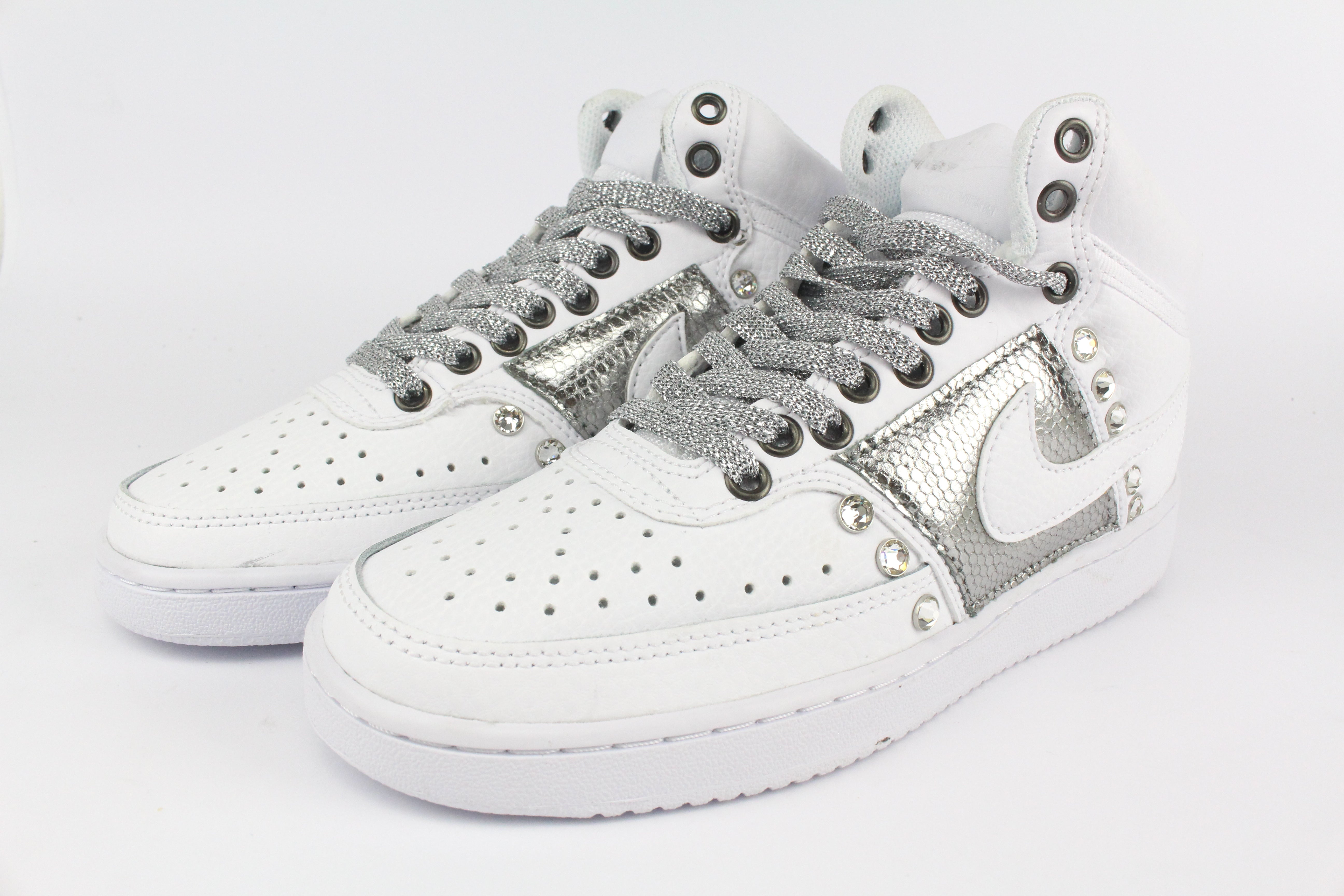 Nike Court Vision MID Pitone Antracite & Strass