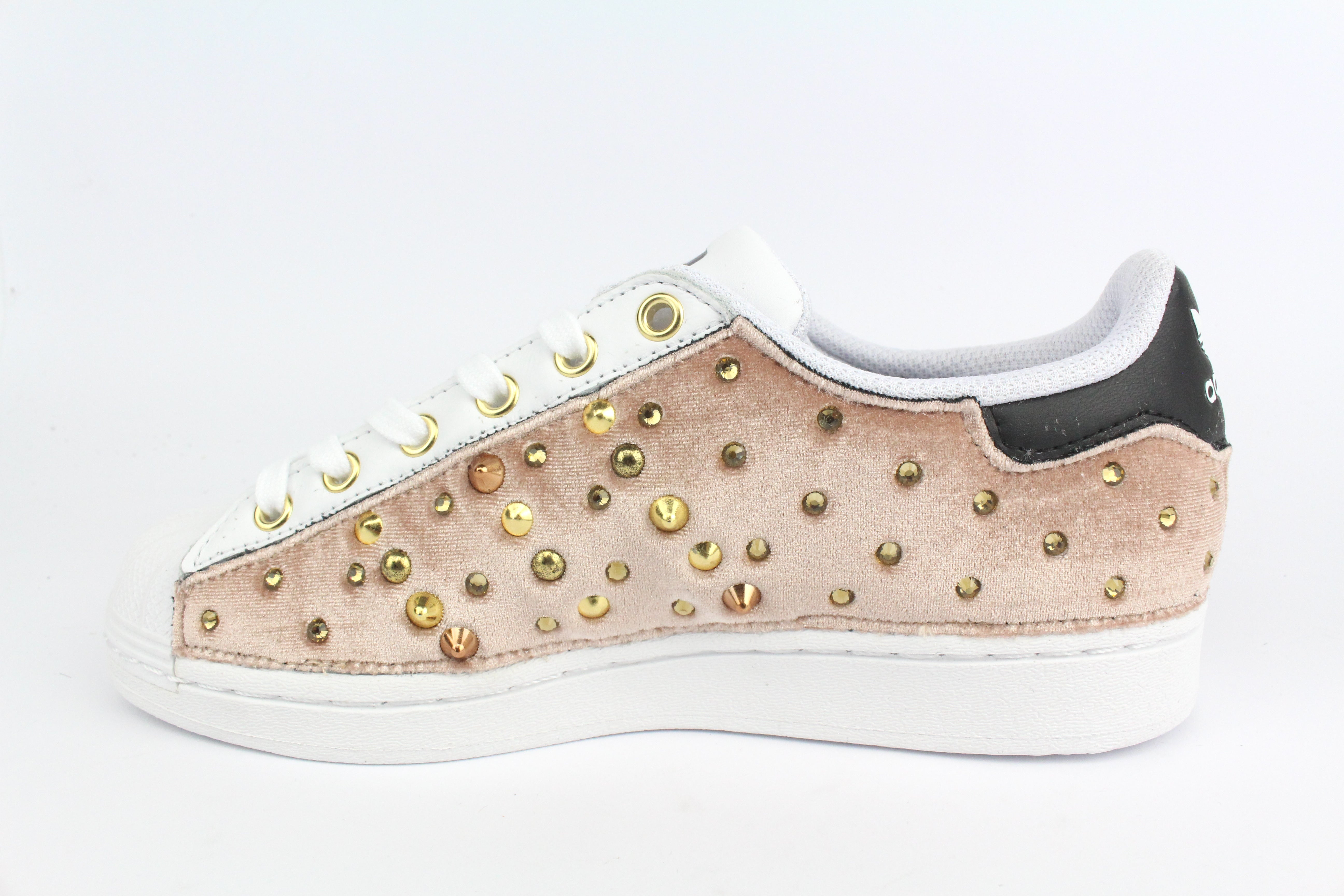 Superstar bianche e oro rosa online