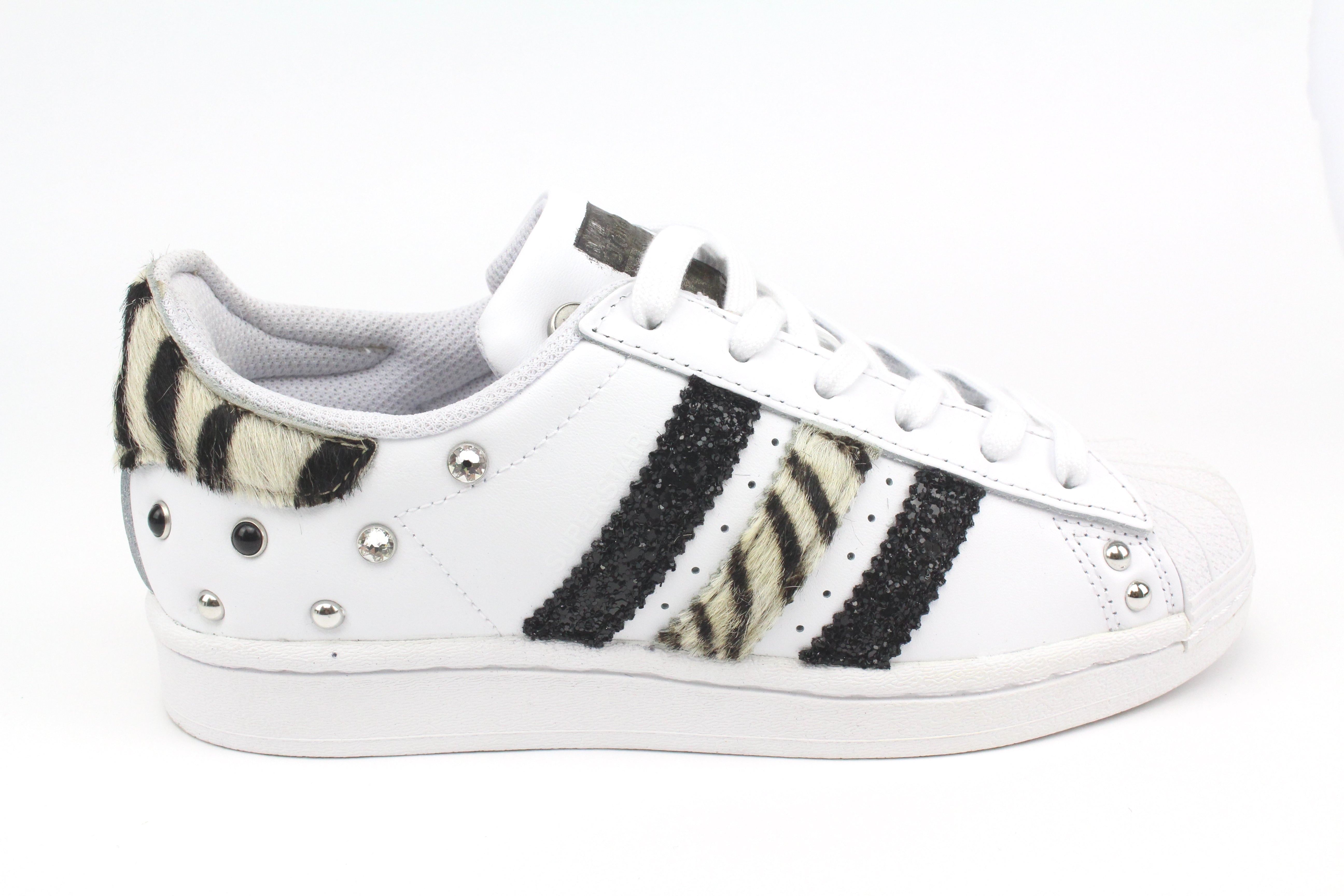 Adidas Superstar Custom Spotted Glitter Studs