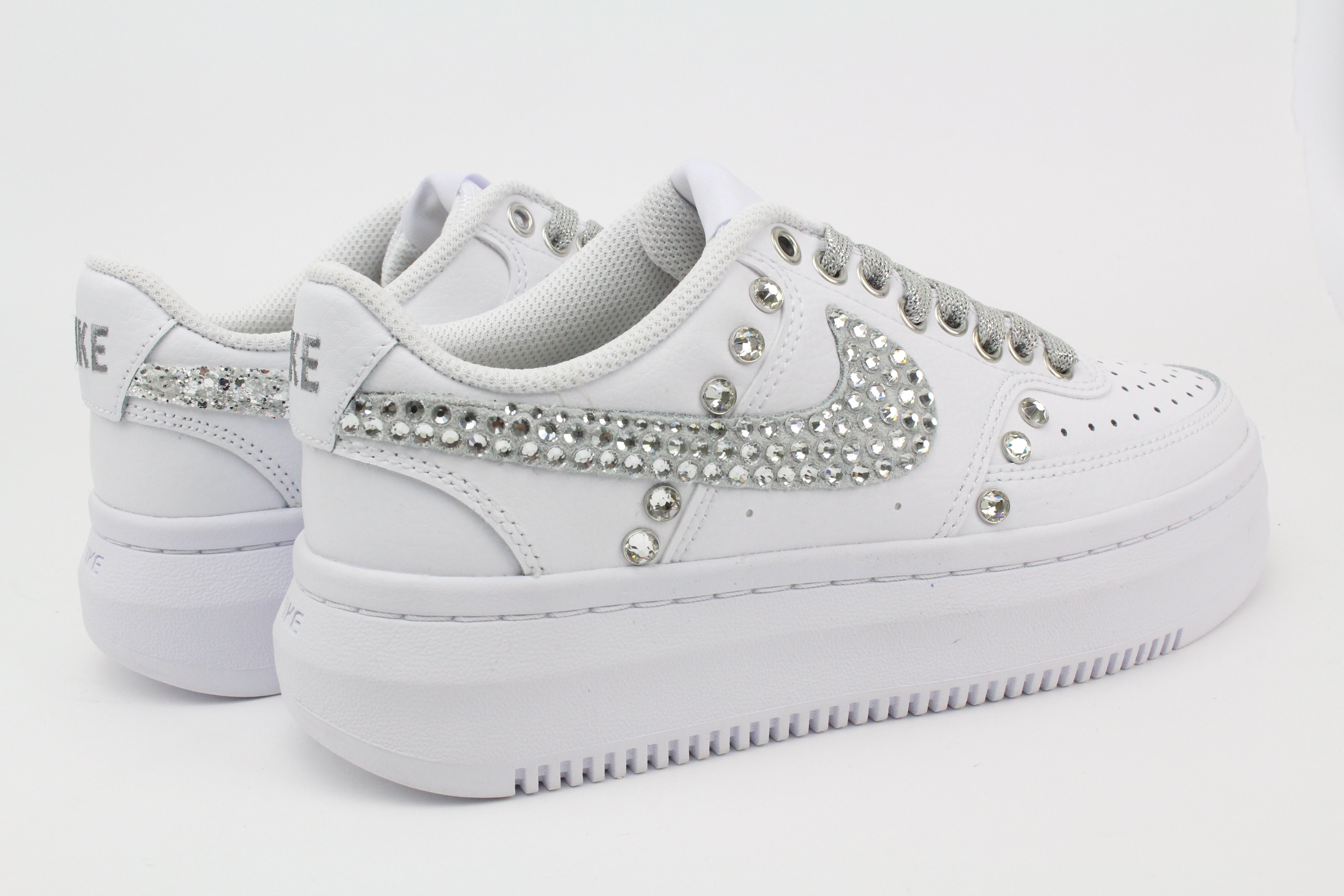 Nike Court Vision Low Platform Total Strass