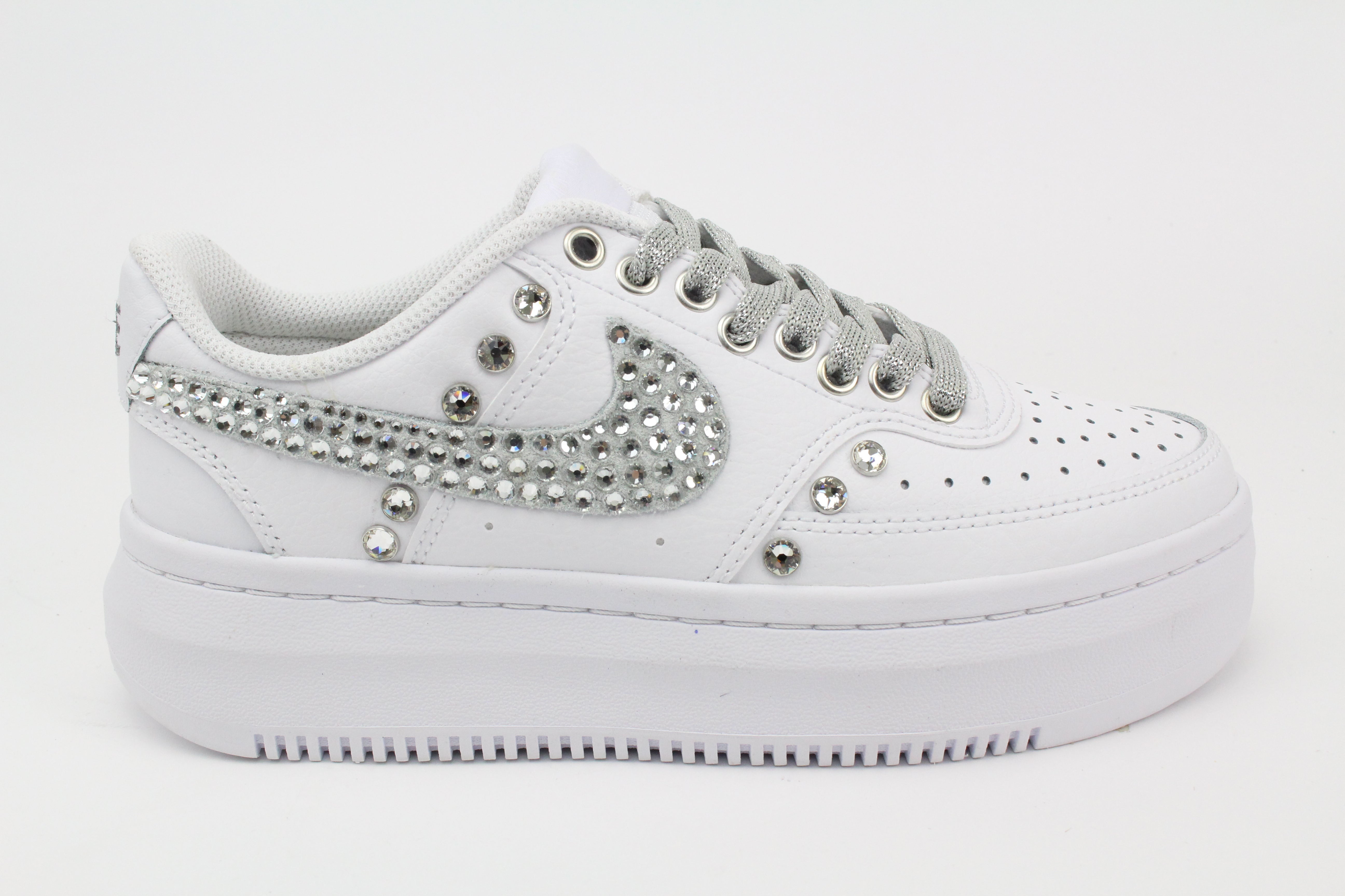 Nike Court Vision Low Platform Total Strass