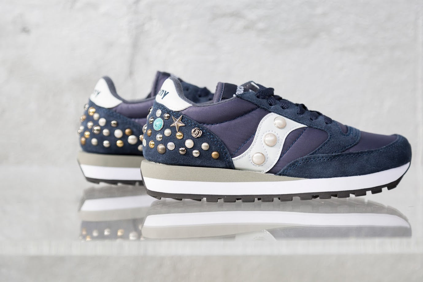 Saucony Jazz Navy Borchie