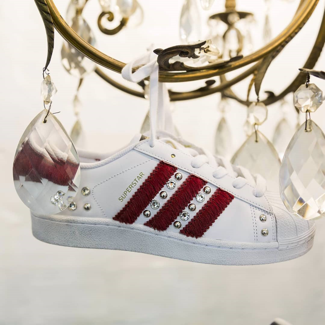 Adidas Superstar Red Horse Strass