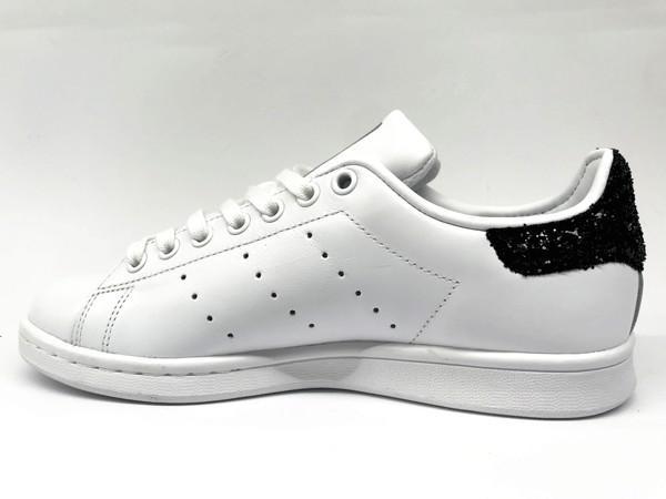 Adidas Stan Smith Hearts Black Glitter