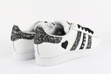 Adidas superstar zwart clearance glitter