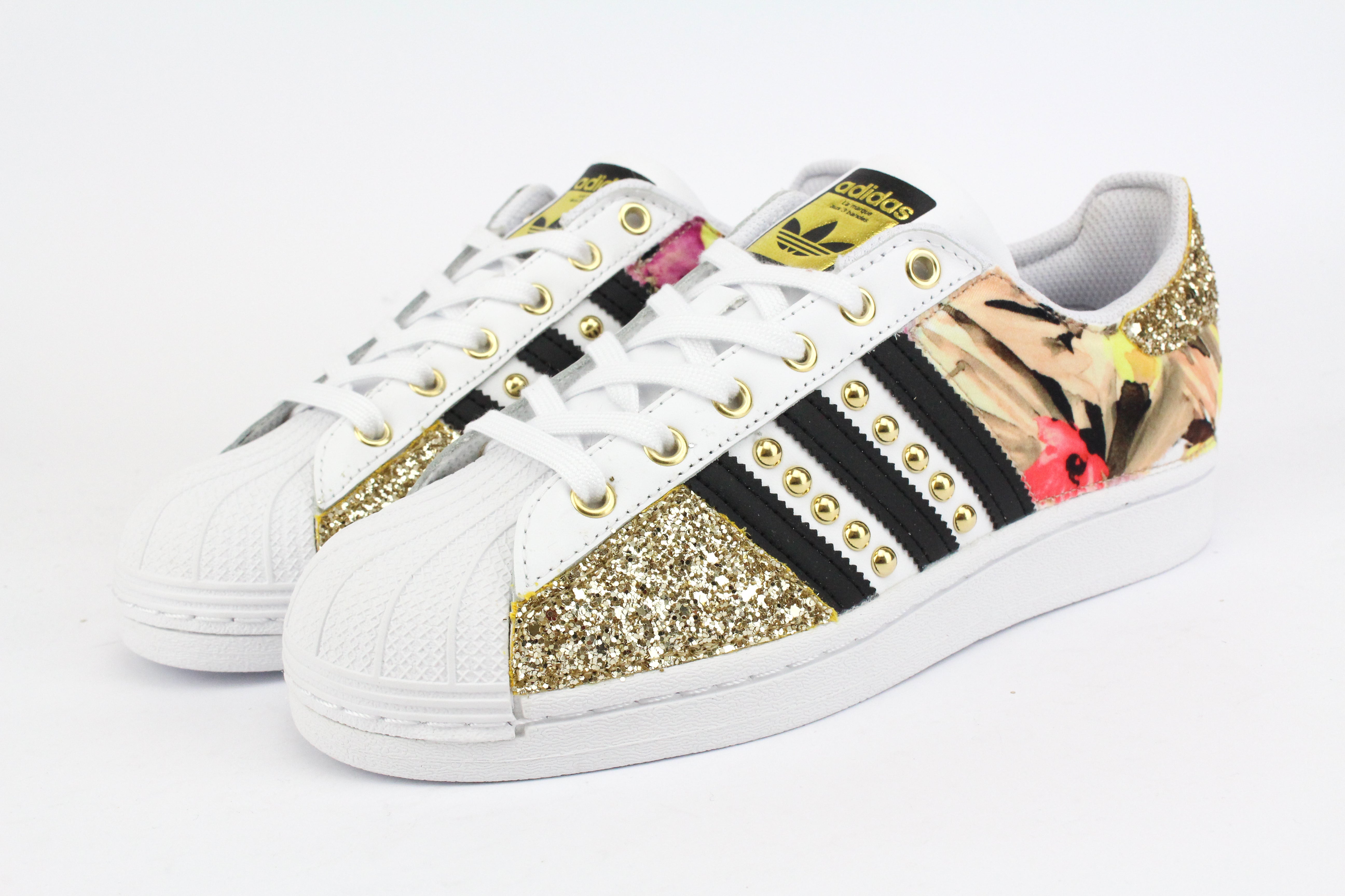 Adidas superstar fashion fiori