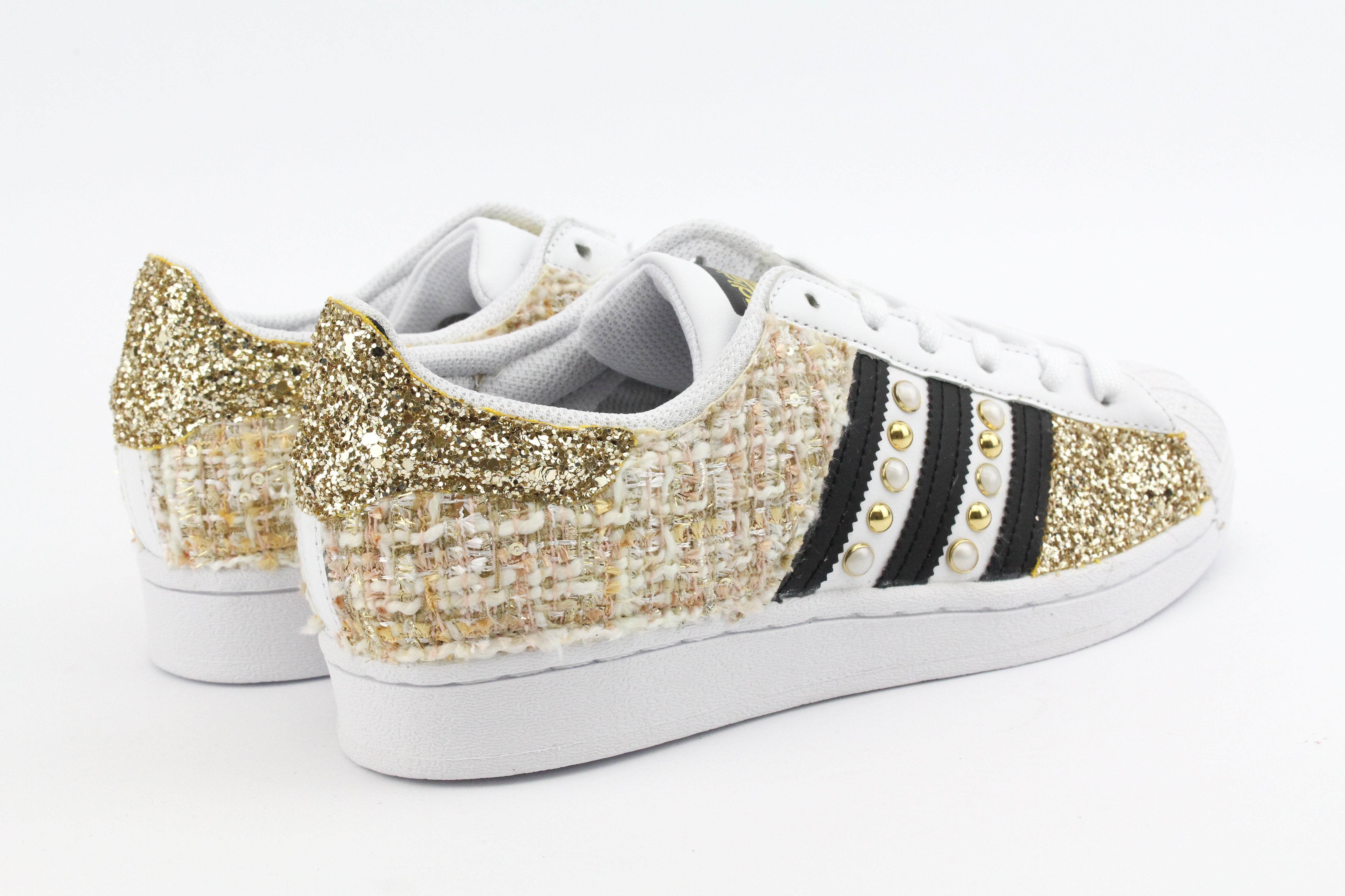 Adidas Superstar Gold Boucle Glitter Borchie