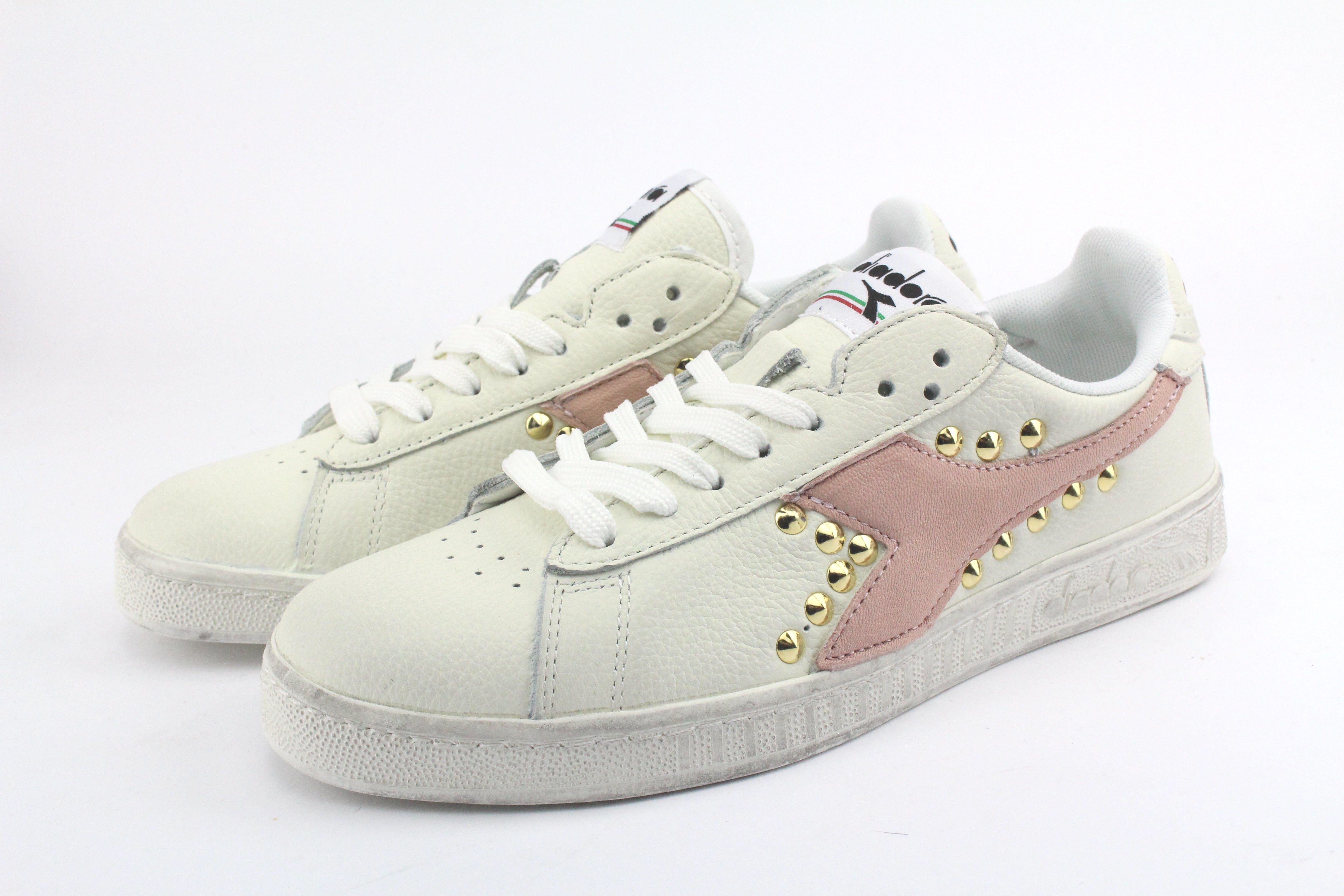 Diadora game l waxed rosa on sale