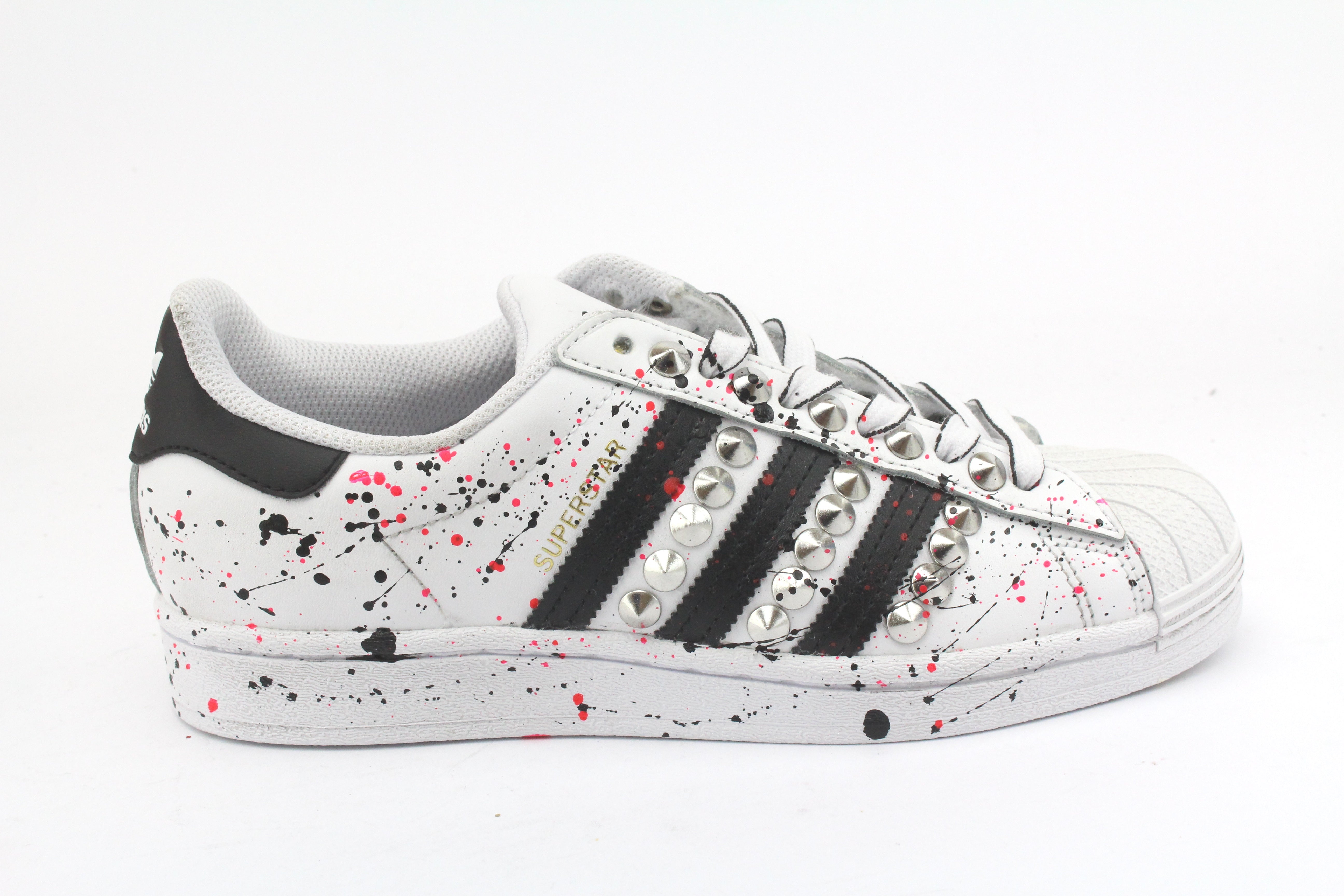 Adidas superstar pink silver best sale