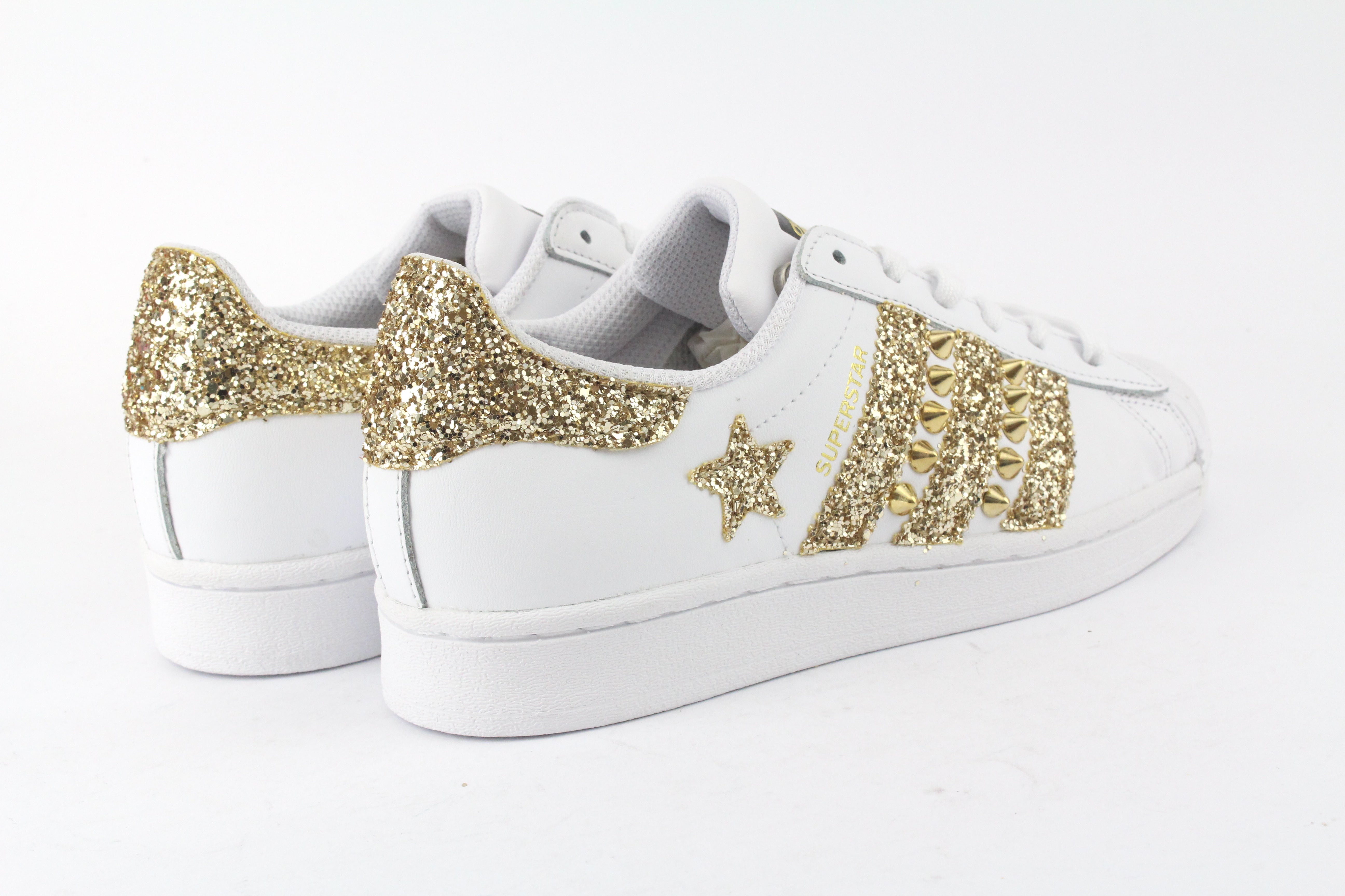 Adidas superstar glitter goud hotsell