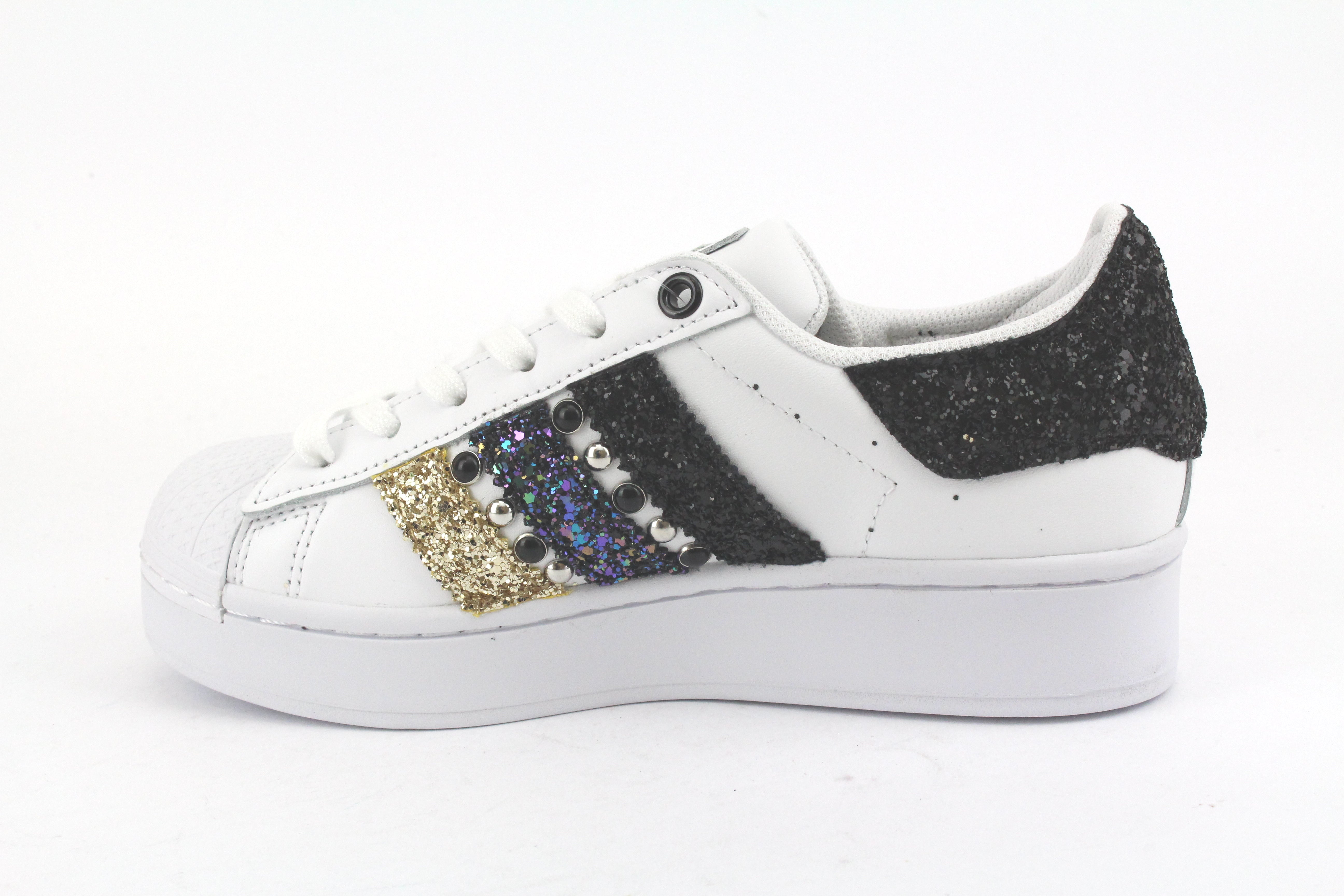 Adidas Superstar Bold MultiGlitter Borchie