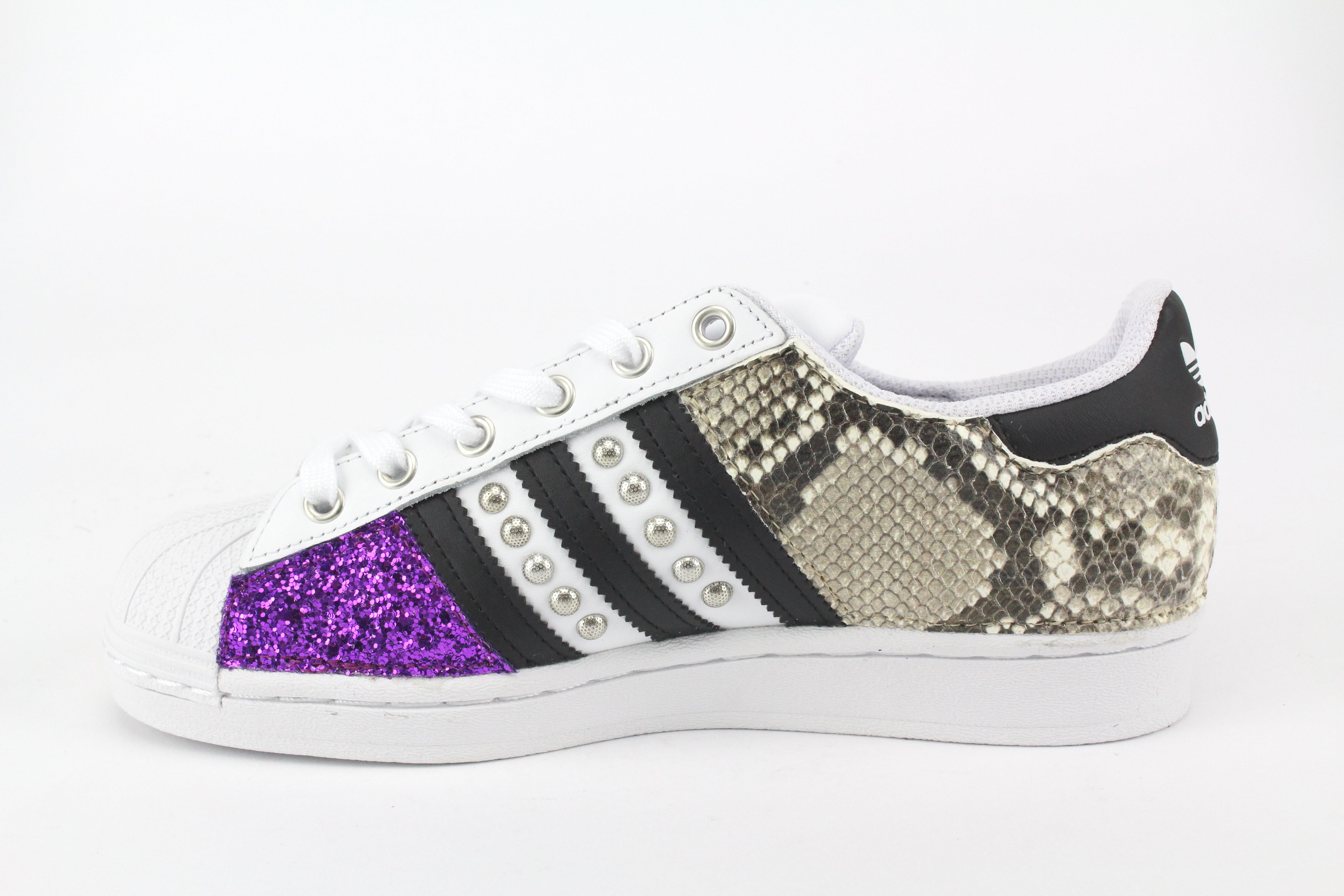 Adidas Superstar Python Studs Purple Glitter