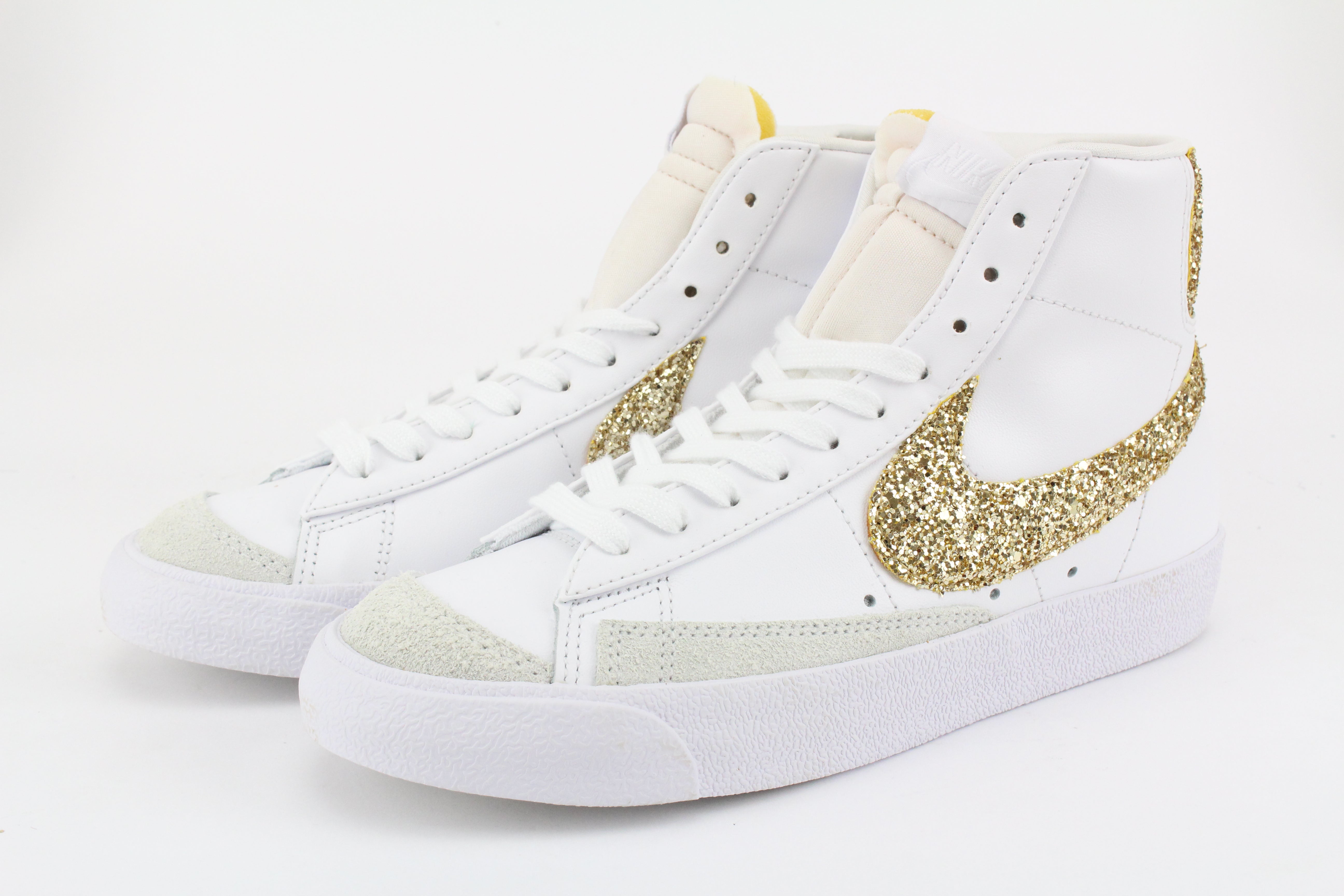 Nike Blazer Glitter Gold