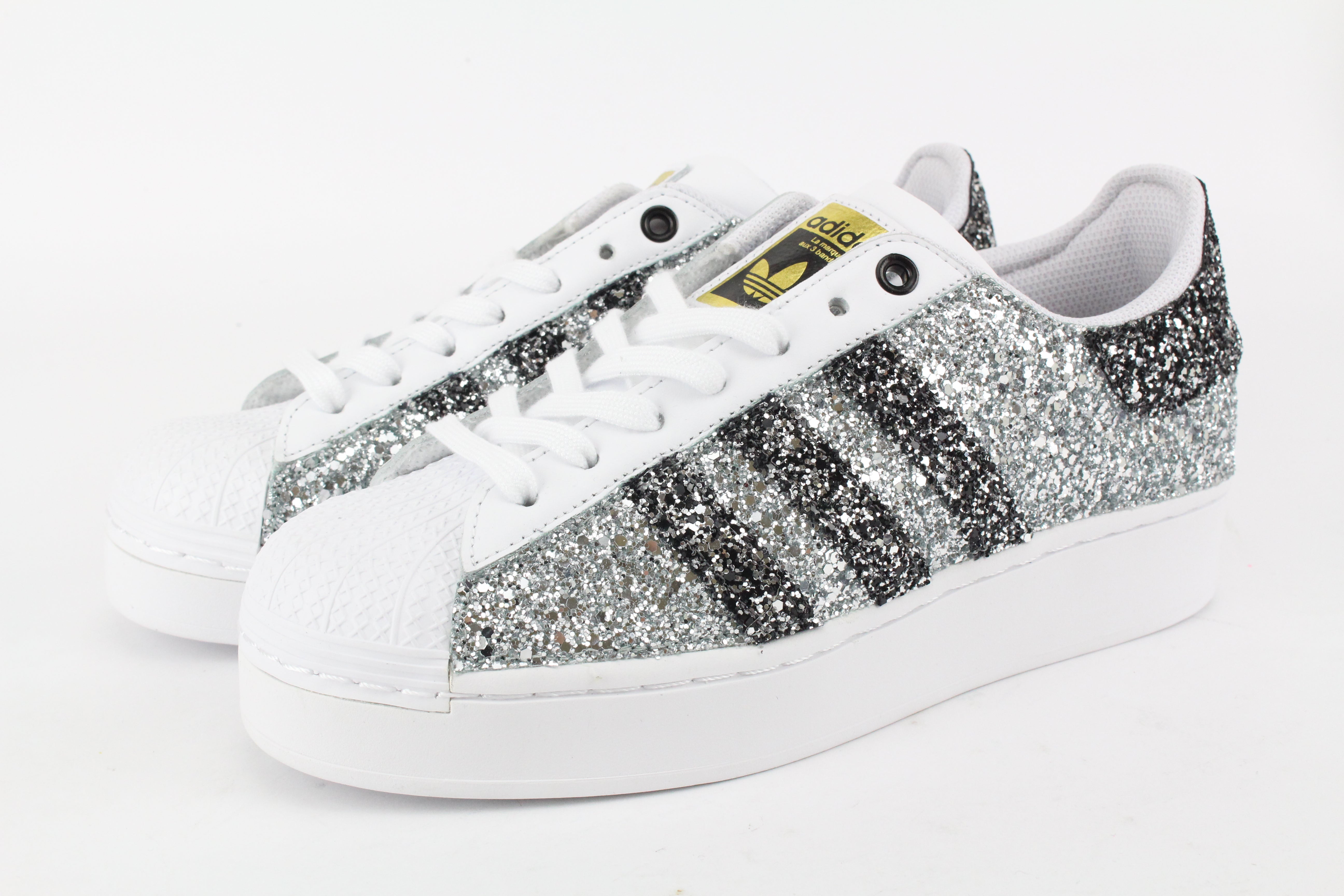 Adidas Superstar Bold Personalizzate Borchie Perle