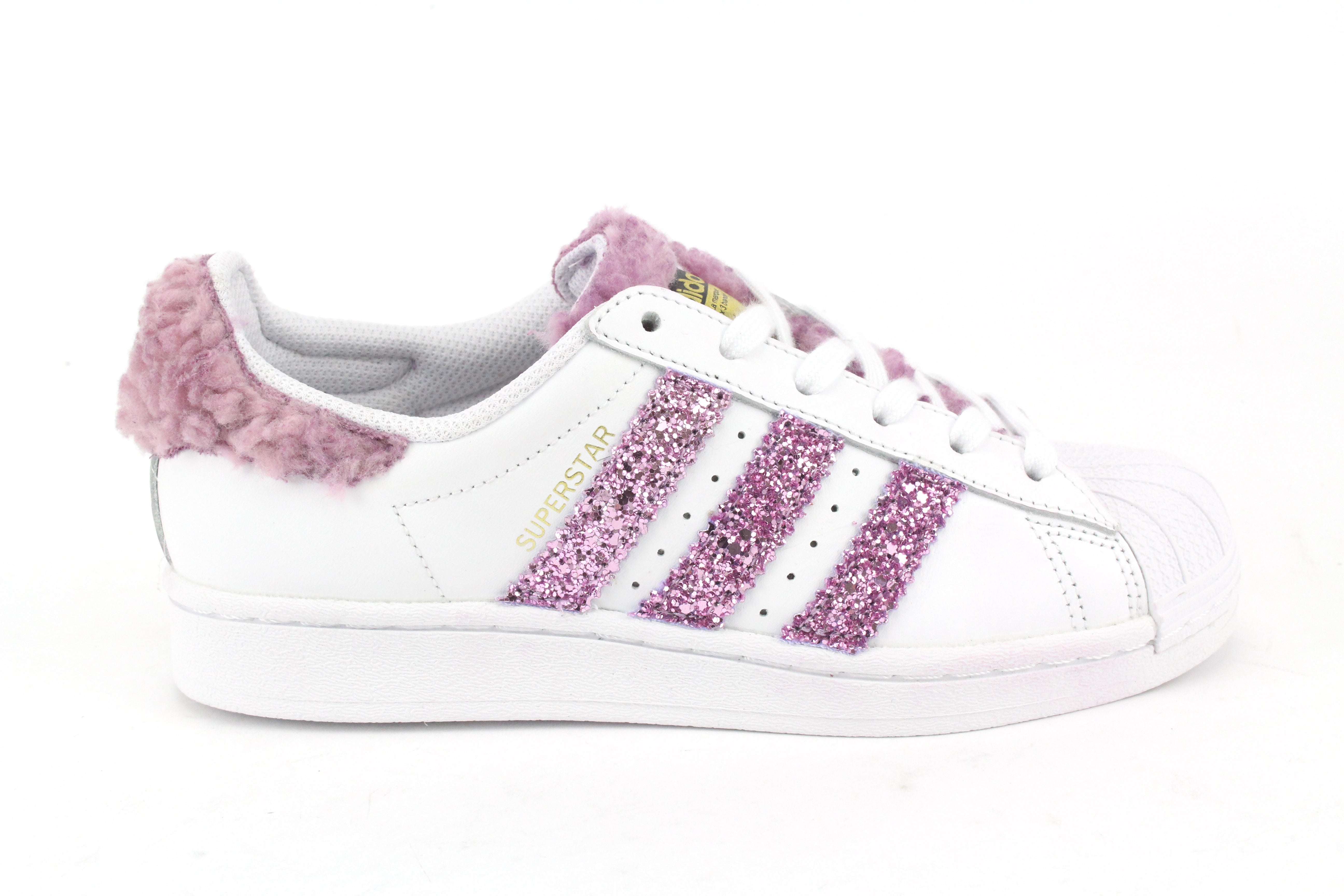 Adidas Superstar Lamb Rosa Glitter Rosa