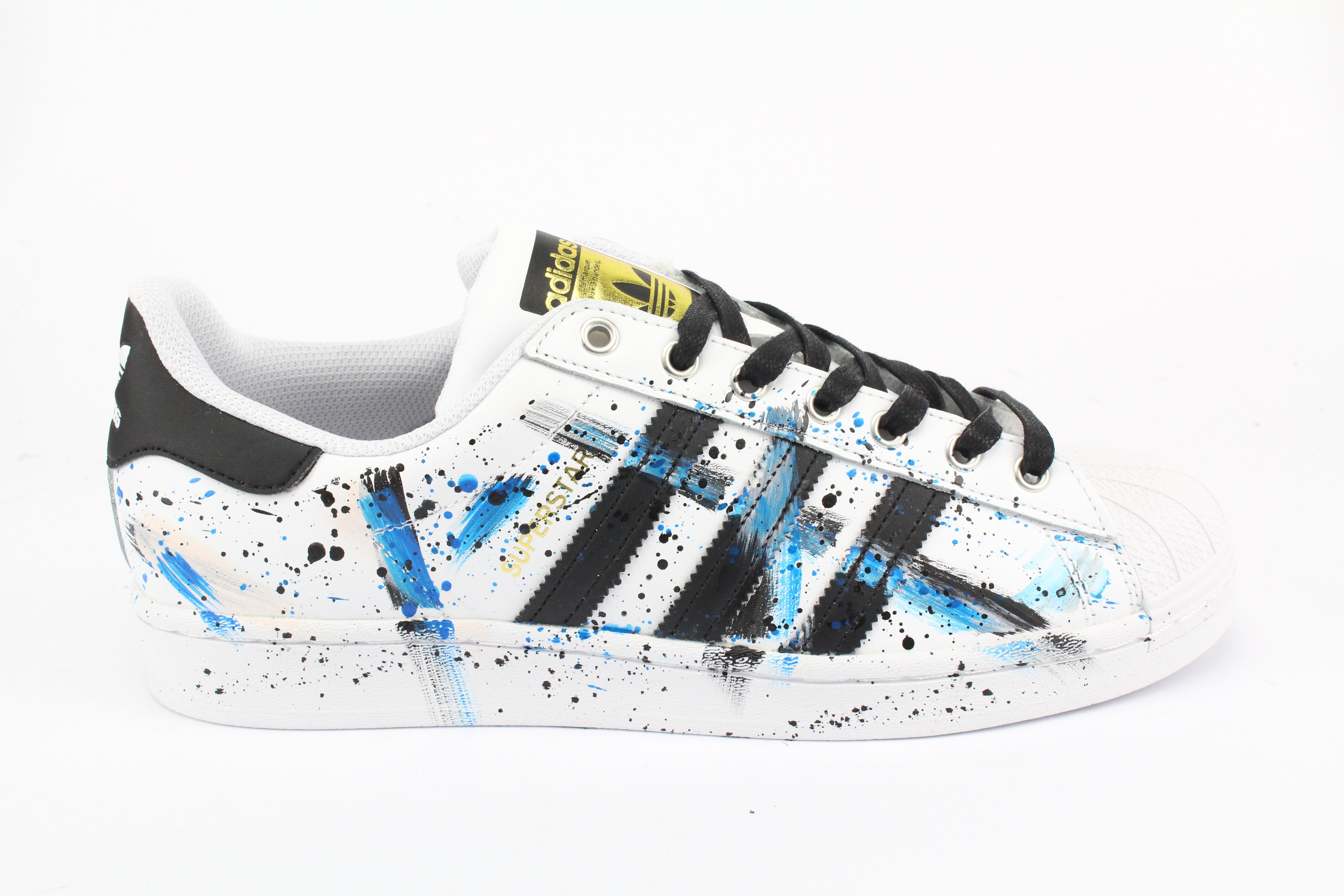 Adidas Superstar Nero Blu Vernice