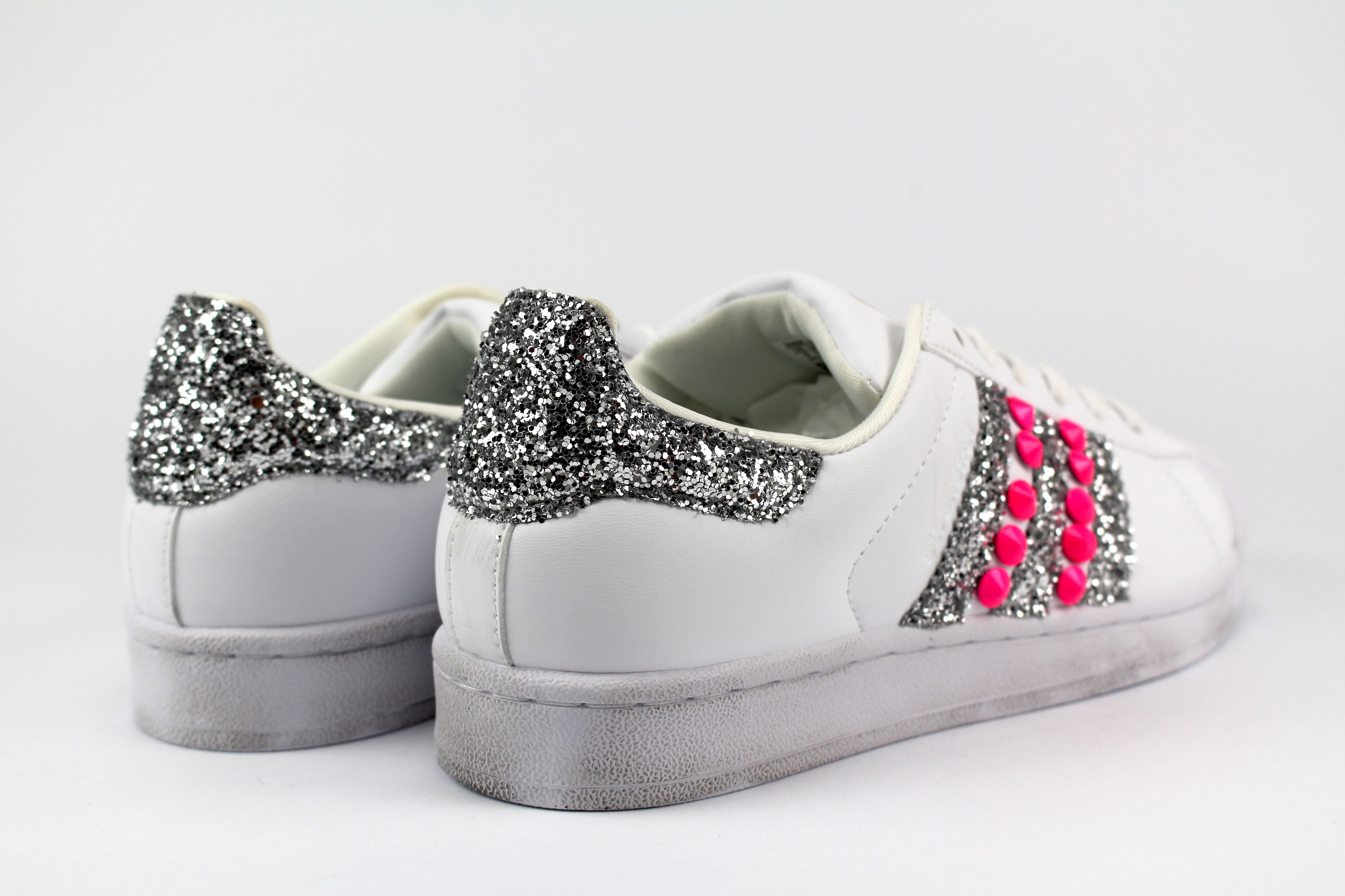 Adidas Superstar Pink Fluo &amp; Silver