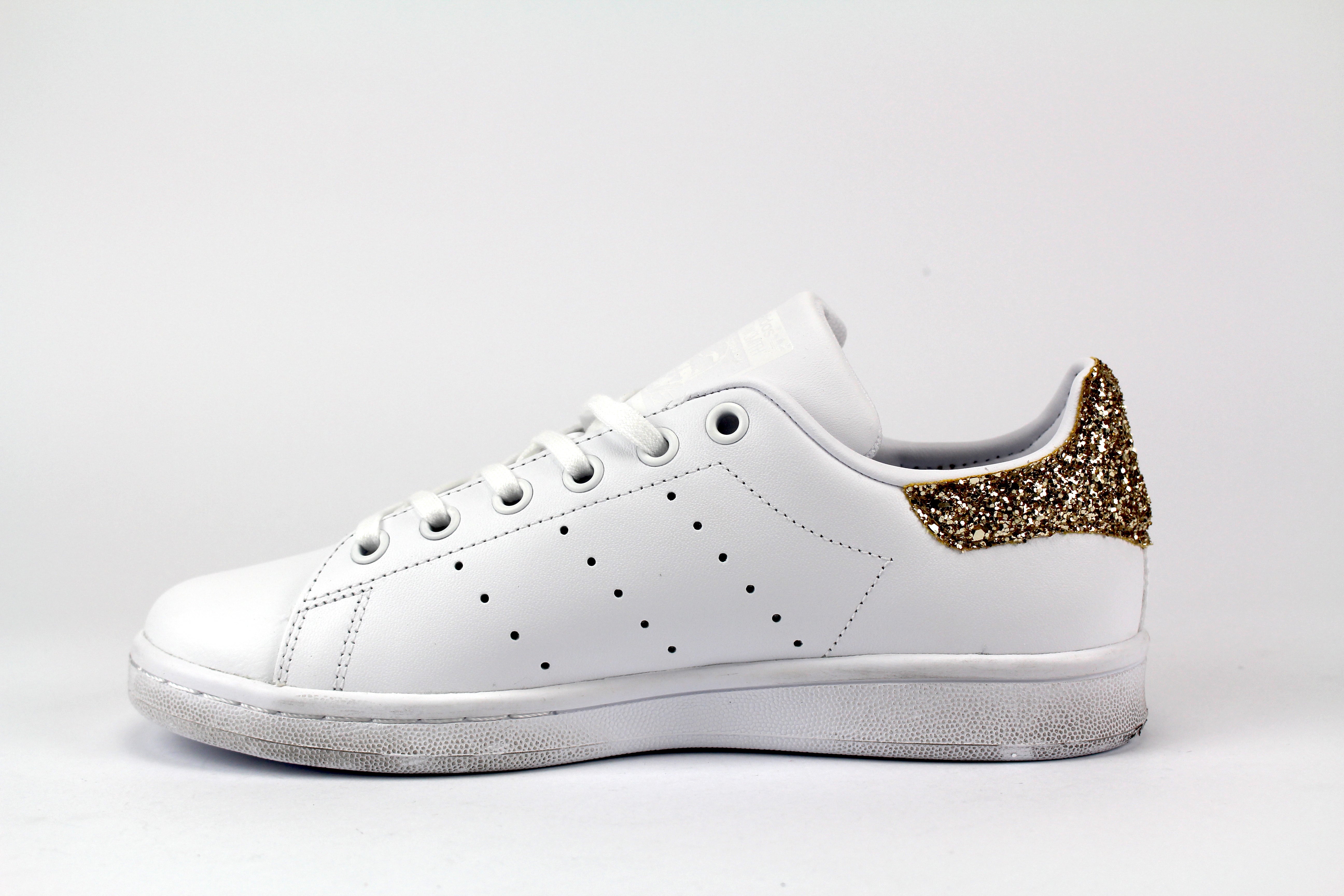 Adidas Stan Smith Personalizzate Stelline Glitter Oro