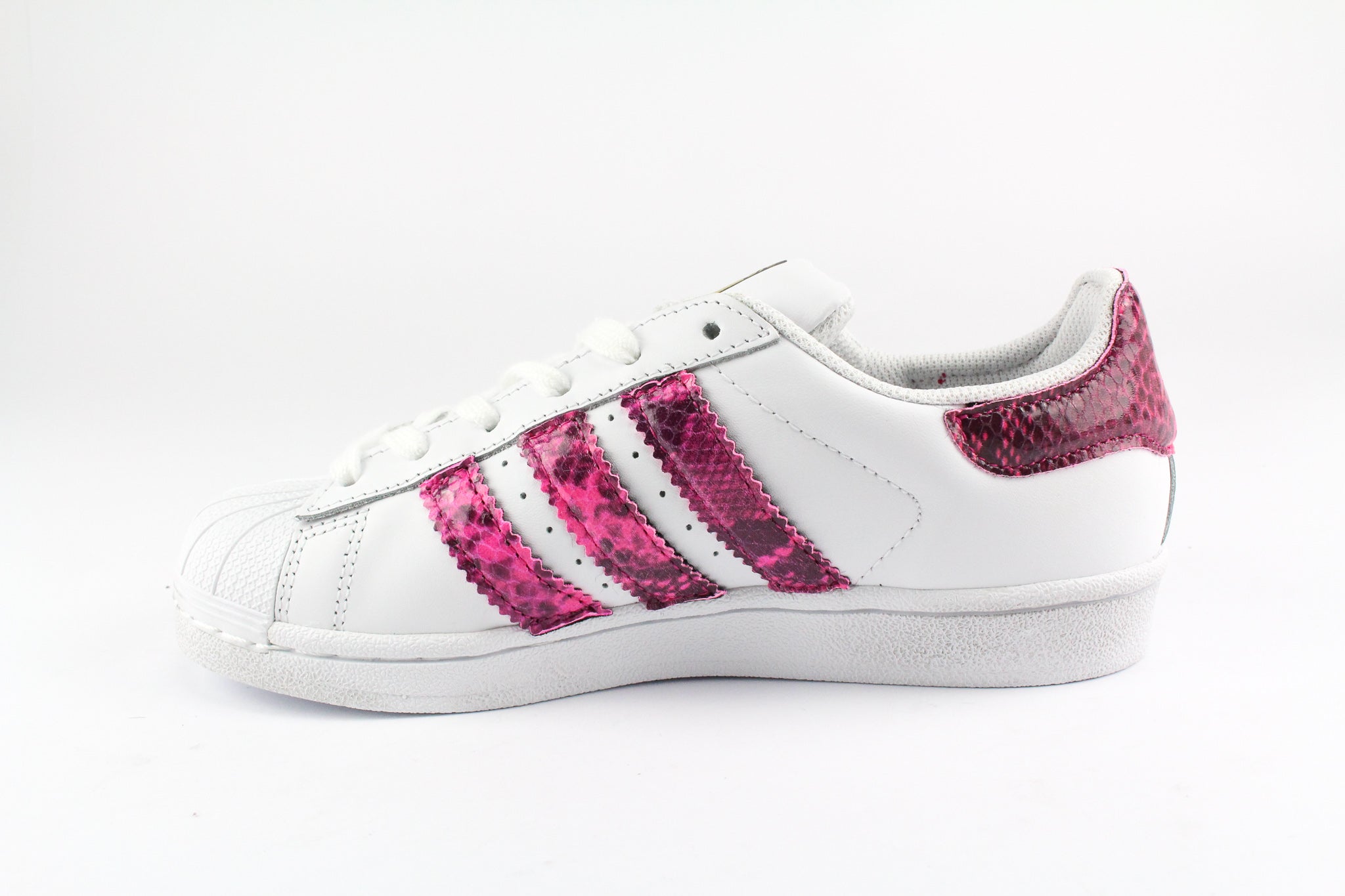 Adidas Superstar Personalizzate Pitone Fluo