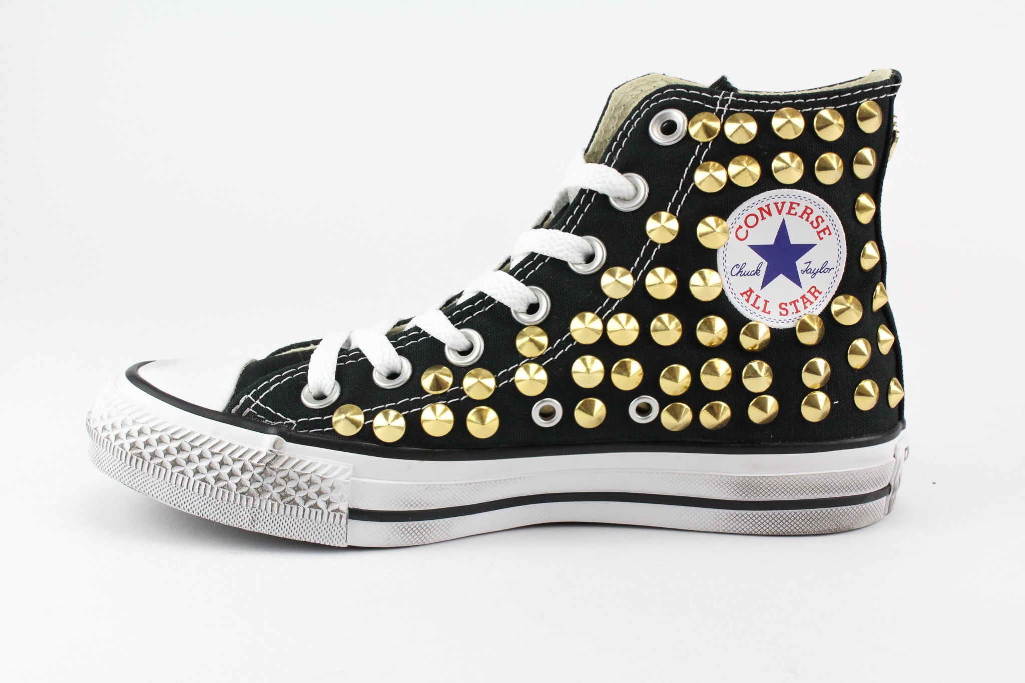 All star nere alte borchiate best sale