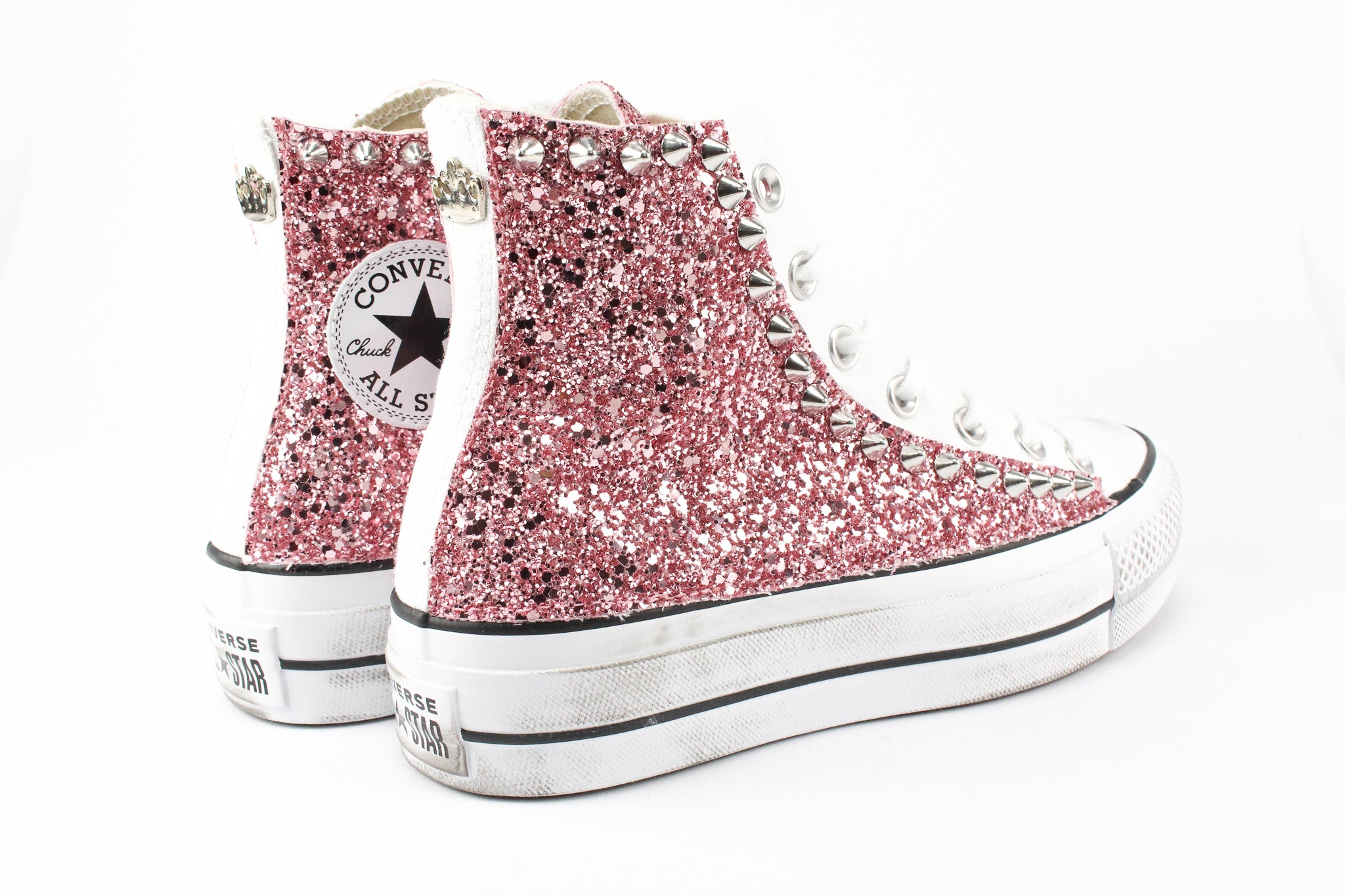 Converse all star platform rosa best sale