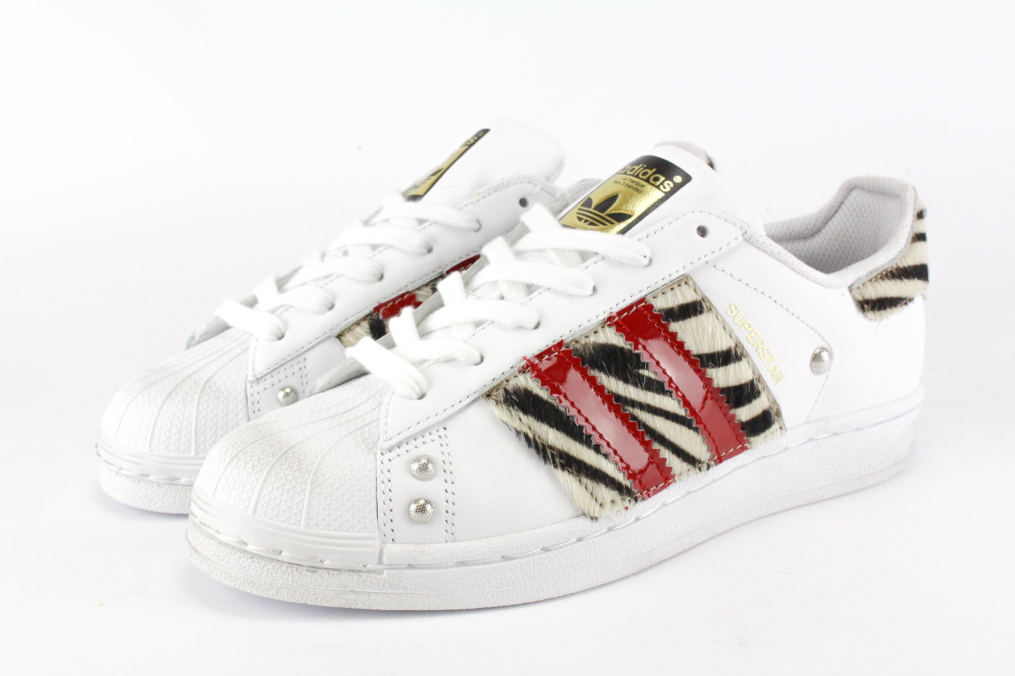 Adidas Superstar Zebrate Red Patent