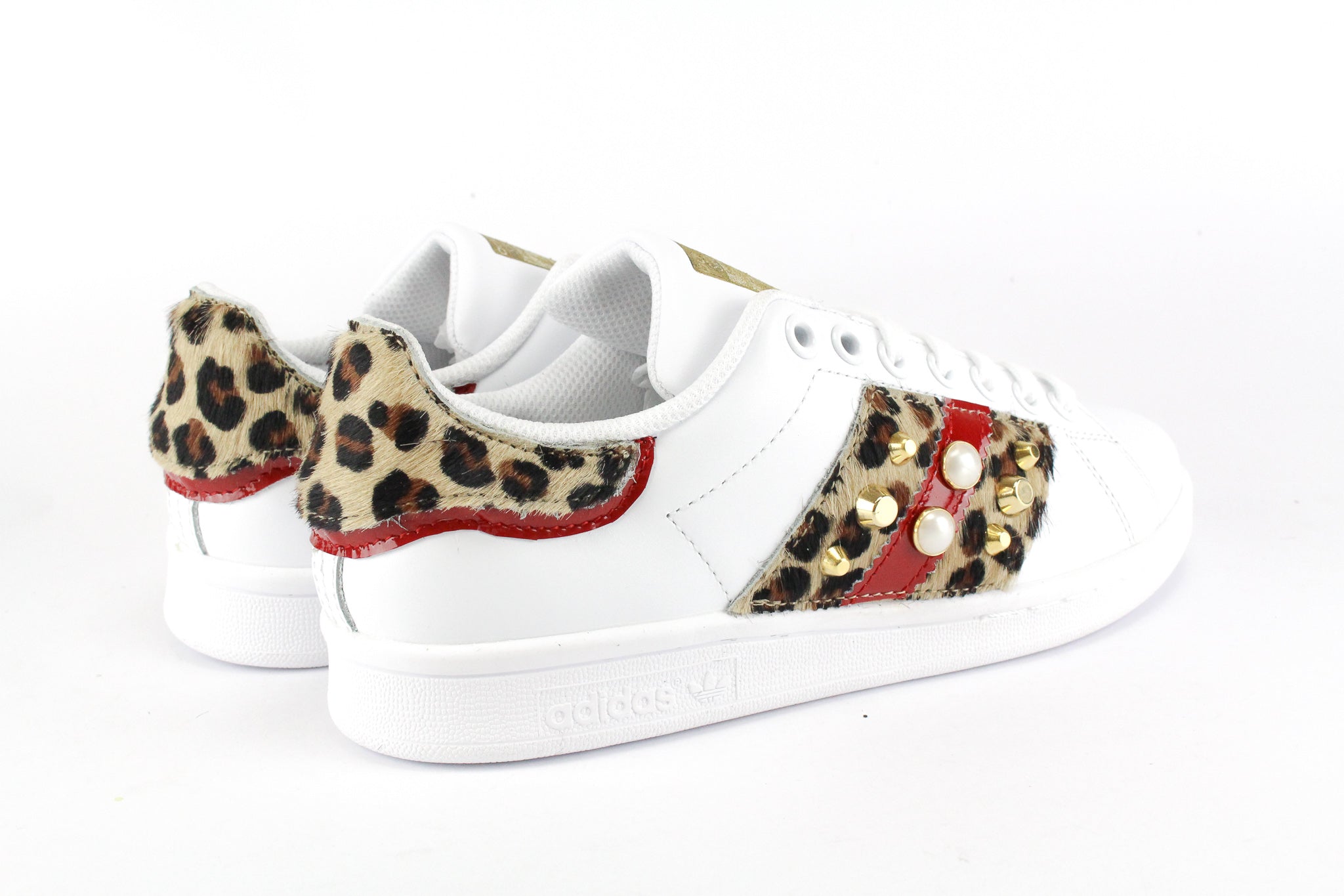 Stan smith fashion rouge leopard