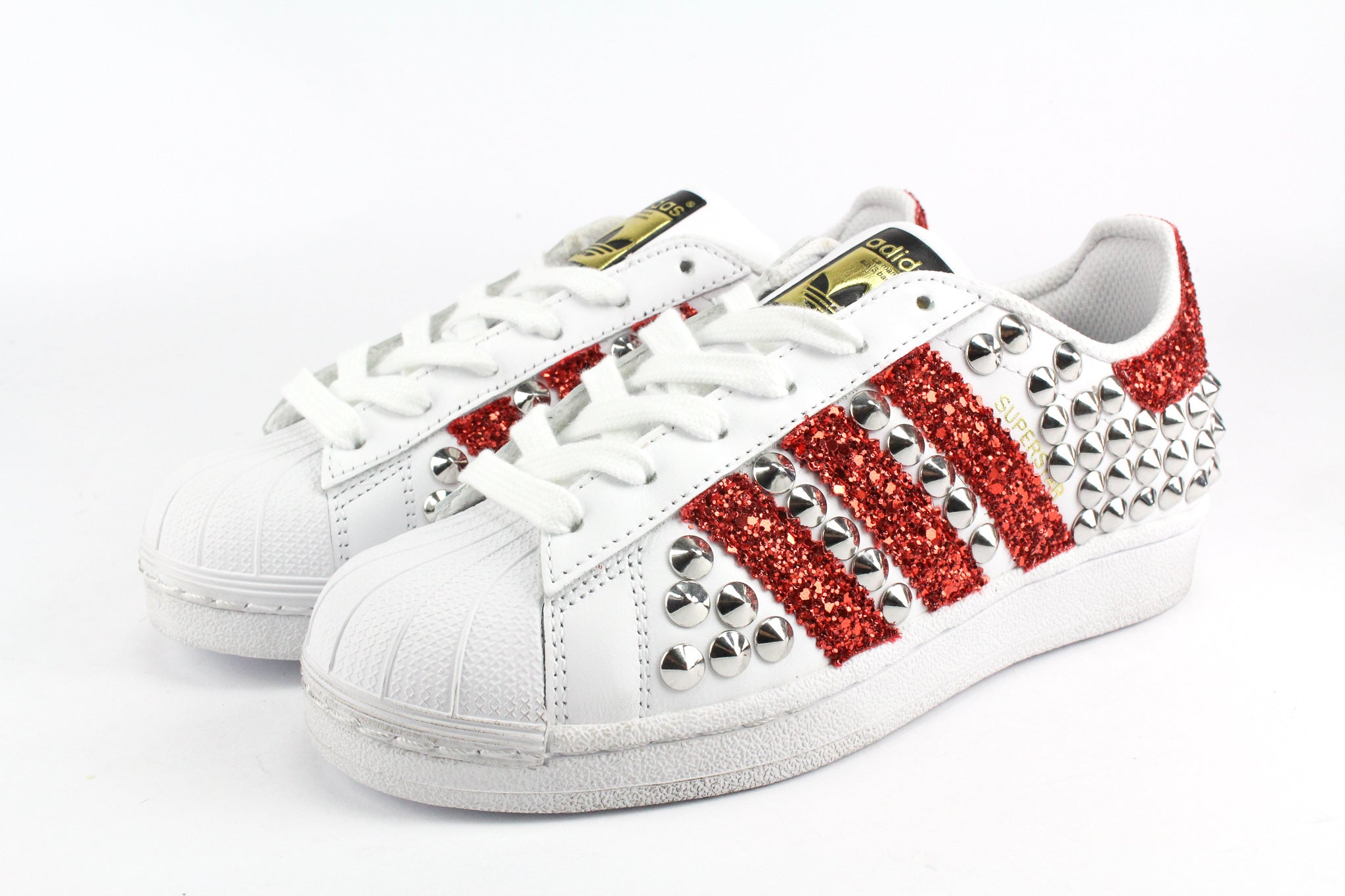 Adidas superstar rot glitzer online