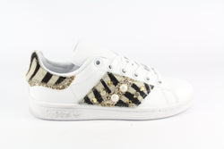 Adidas Stan Smith Zebrate Glitter Borchie Ballo Da Sola