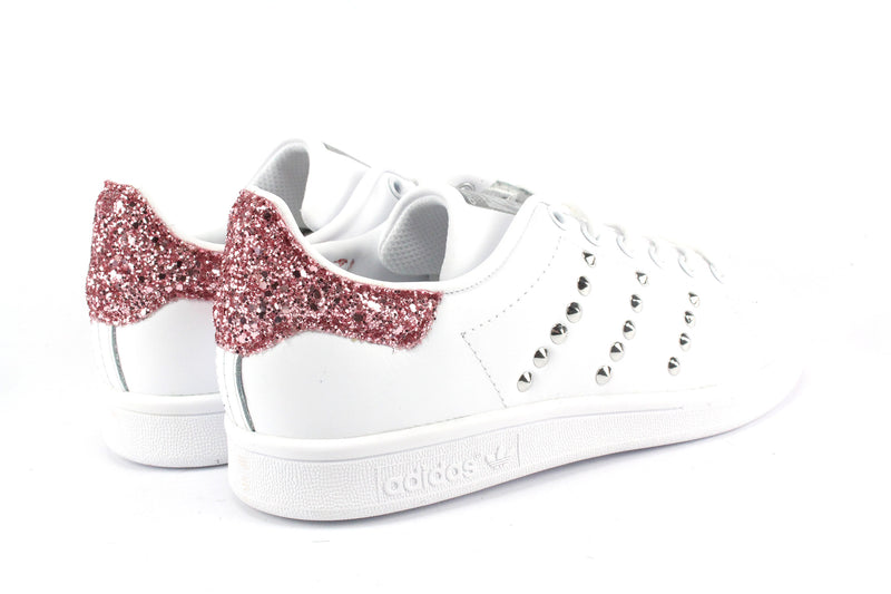 Adidas Stan Smith J Pink Glitter u0026amp; Studs – BalloDaSola