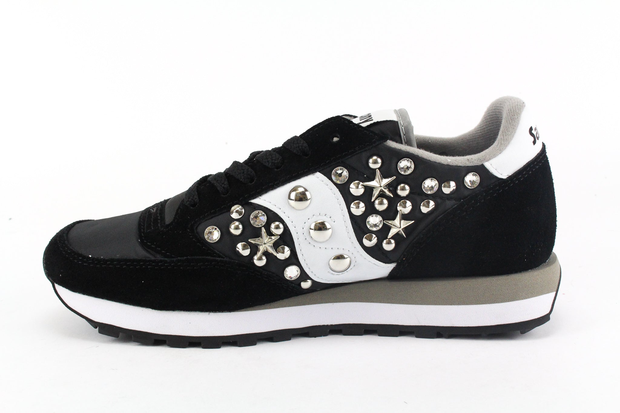 Saucony Jazz Black Studs &amp; Strass