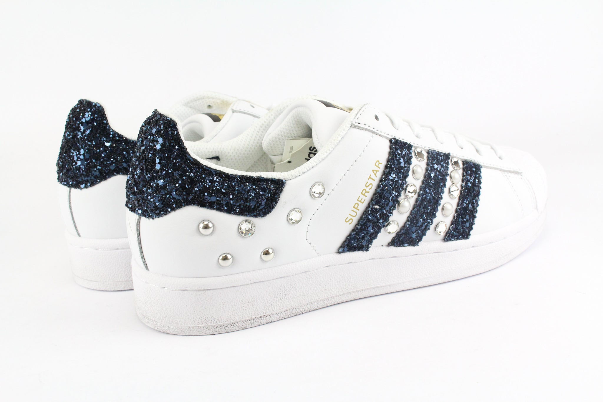 Adidas Superstar Navy Glitter Strass