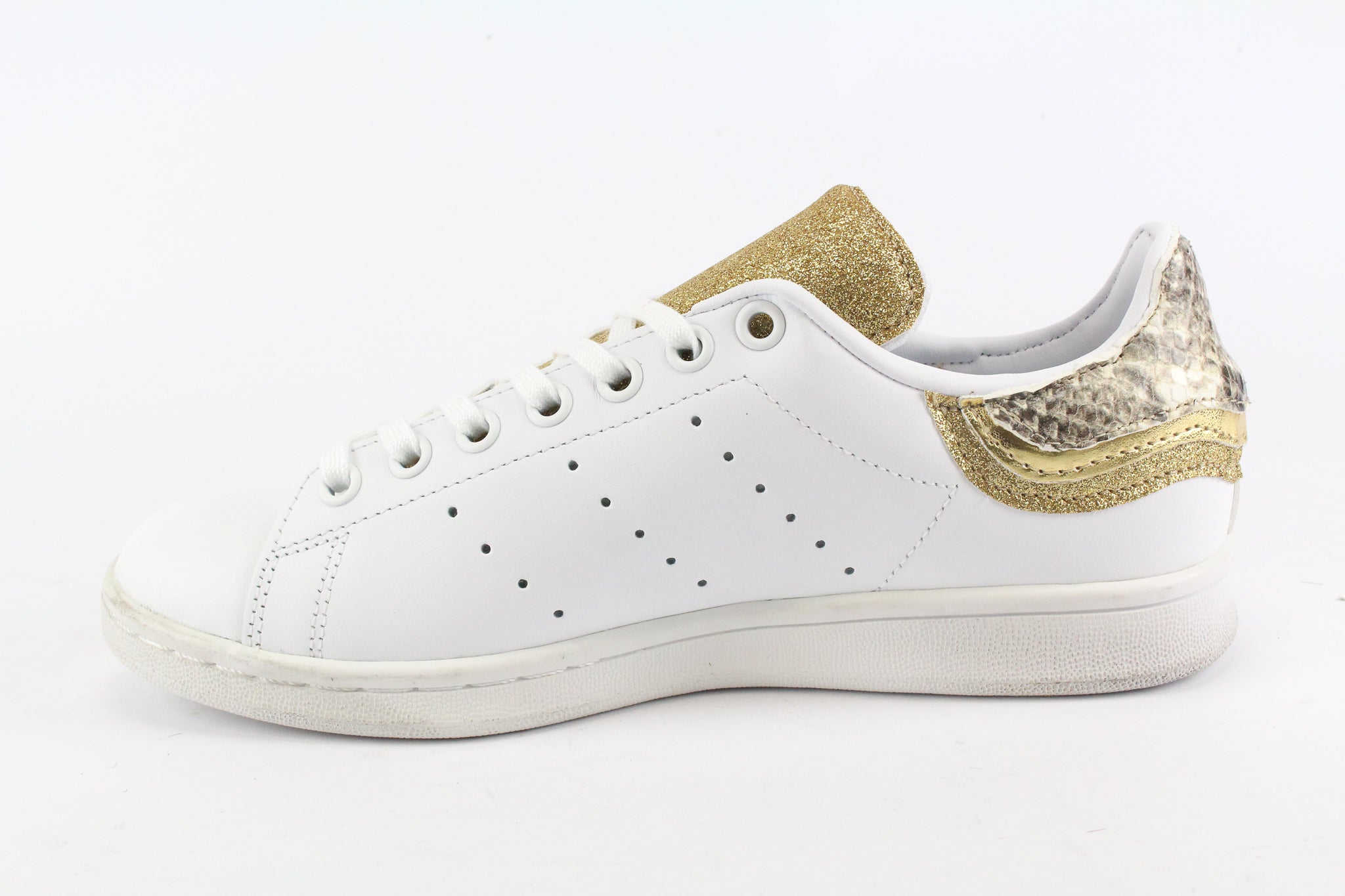 Adidas Stan Smith Python Glitter Laminated Leather