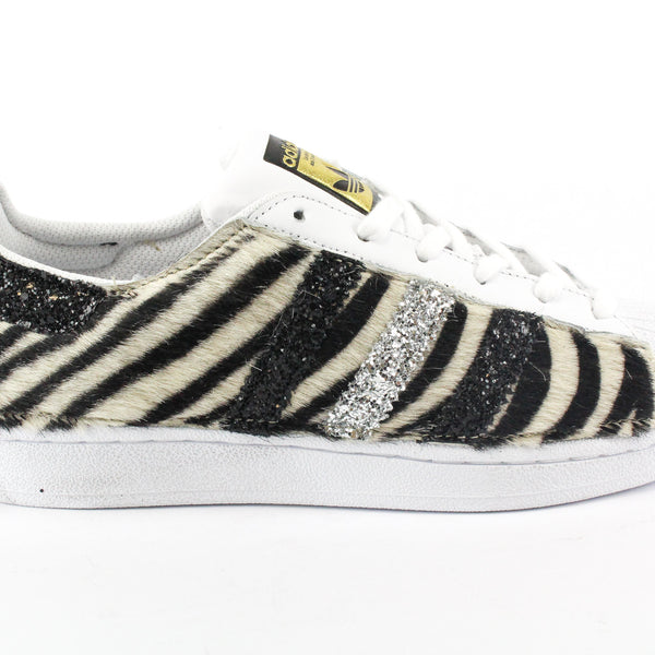 Scarpe adidas shop superstar zebrate